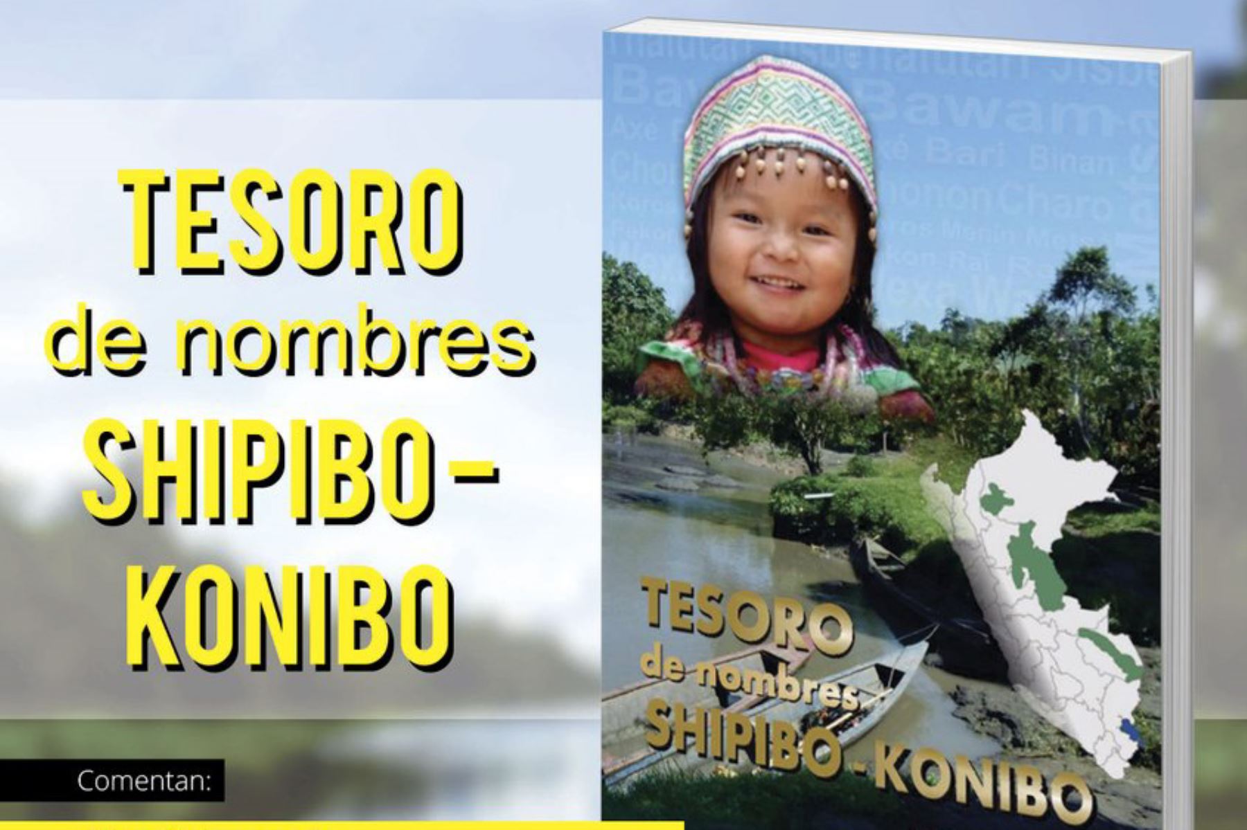 nscribir sus nombres originarios en su Documento Nacional de Identidad (DNI) y otros documentos es ahora posible para más de 35,000 peruanos de la etnia amazónica shipibo-konibo, gracias al listado de nombres que consigna el Registro Nacional de Identificación y Estado Civil (Reniec).