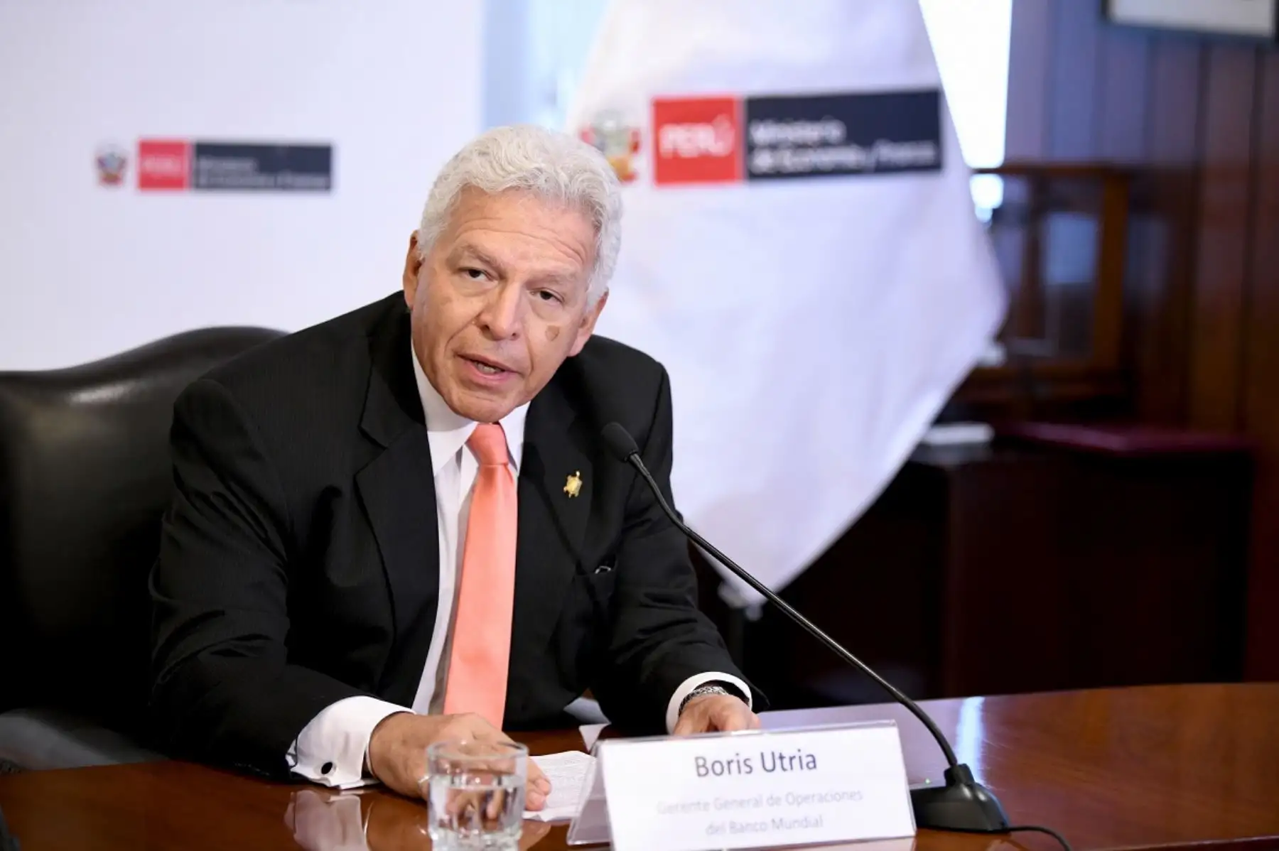 Gerente de operaciones del Banco Mundial para Bolivia, Chile, Ecuador y Perú, Boris Utria. Foto: Cortesía.