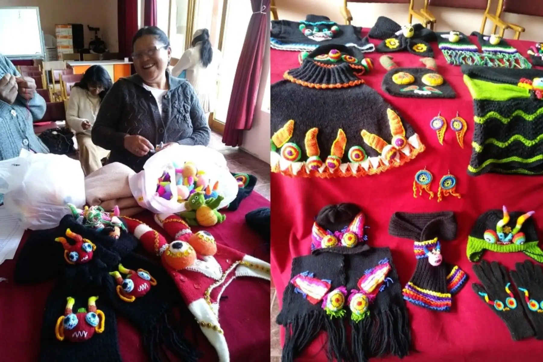 ANDINA/DifusiónMicroempresarios de Puno elaboran accesorios alusivos a la Festividad de la Virgen de la Candelaria. ANDINA/Difusión