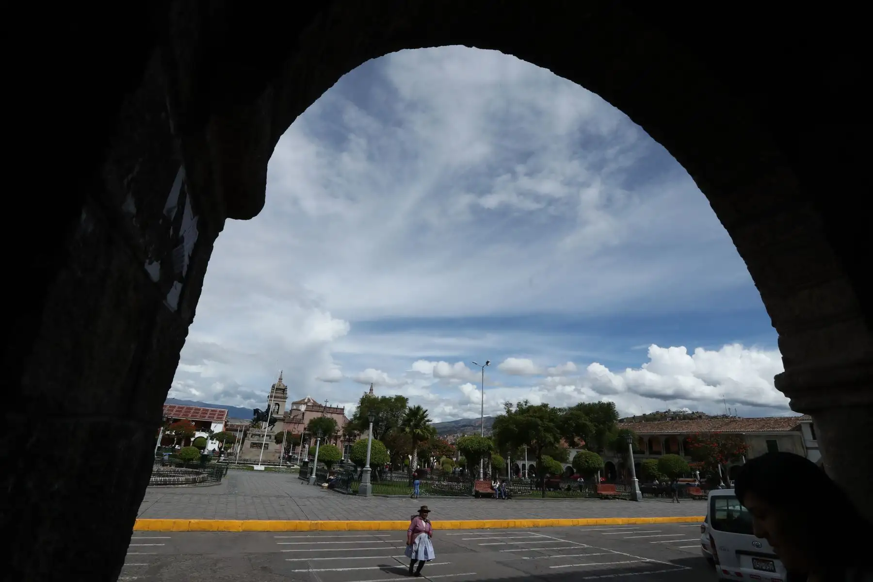 Plaza principal de Huamanga en Ayacucho. Foto: ANDINA/Melina Mejía