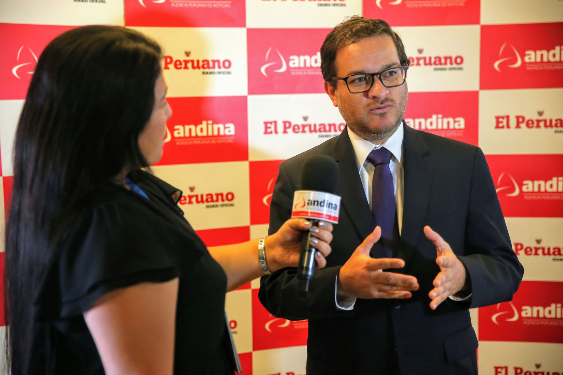 Ministro de Comercio Exterior y Turismo, Edgard Vásquez. ANDINA/Luis Iparraguirre