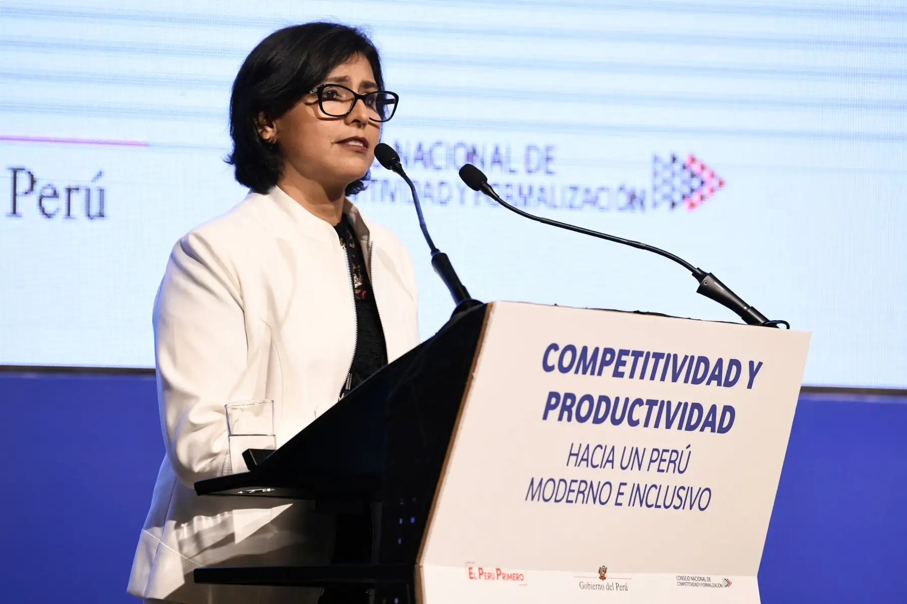 Ministra también aclaró que la propuesta del Plan Nacional de Competitividad y Productividad respeta los derechos laborales. ANDINA/Difusión