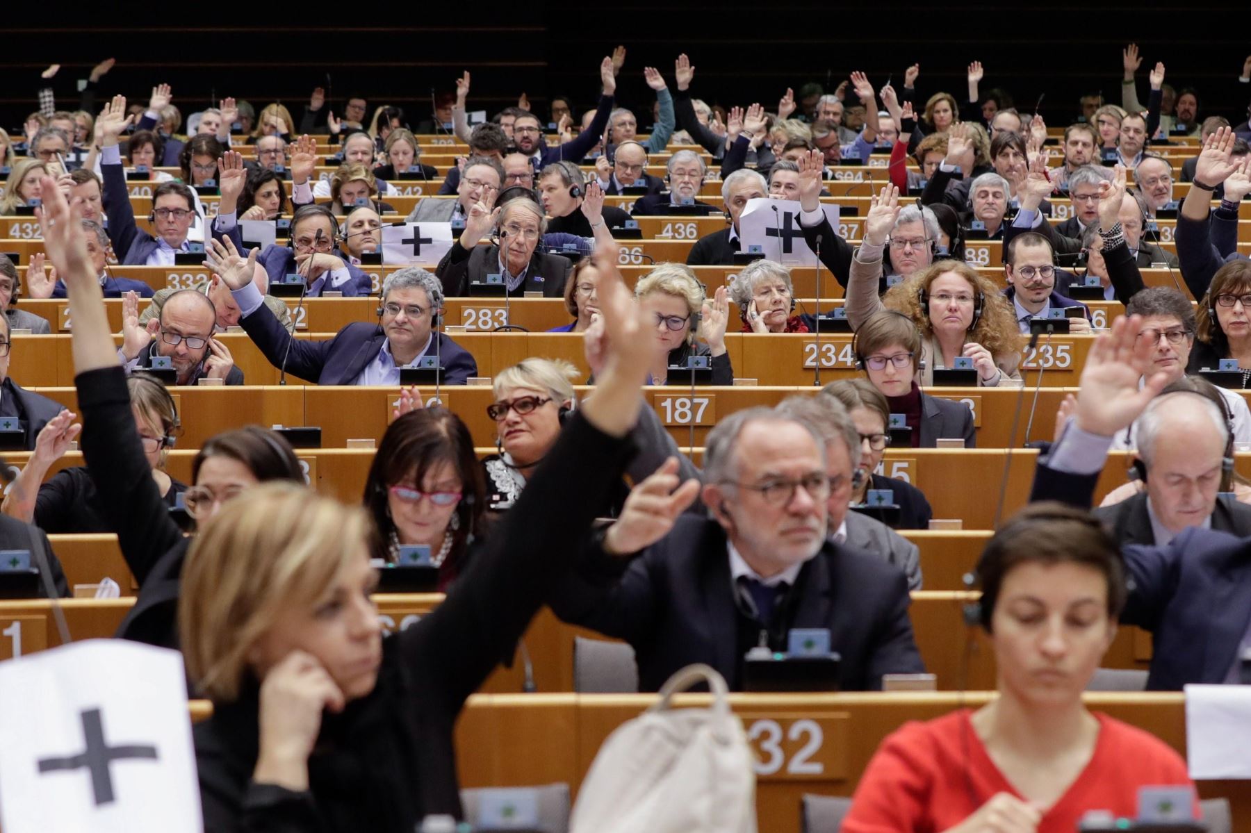 Parlamento Europeo vota una resolución para fijar su posición sobre la crisis en Venezuela Foto: EFE
