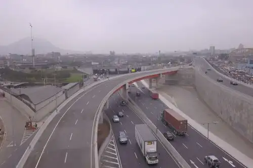 Viaducto de la Línea Amarilla. ANDINA/Difusión