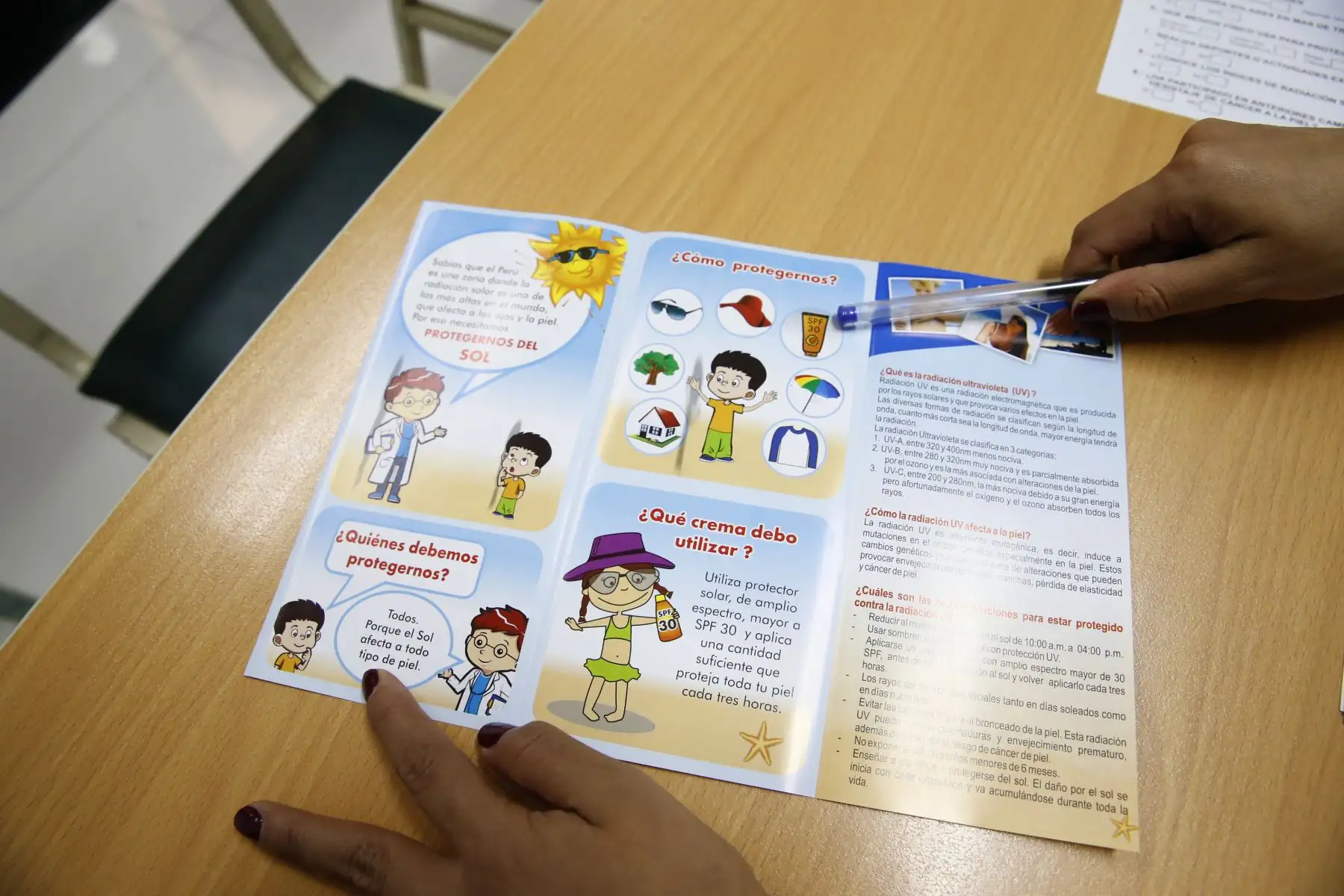 Instituto de Salud del Niño (INSN), inicia campaña de evaluación gratis de lunares, manchas y lesiones. Jornada que se lleva a cabo por el Día del Lunar. Foto: ANDINA/Nathalie Sayago