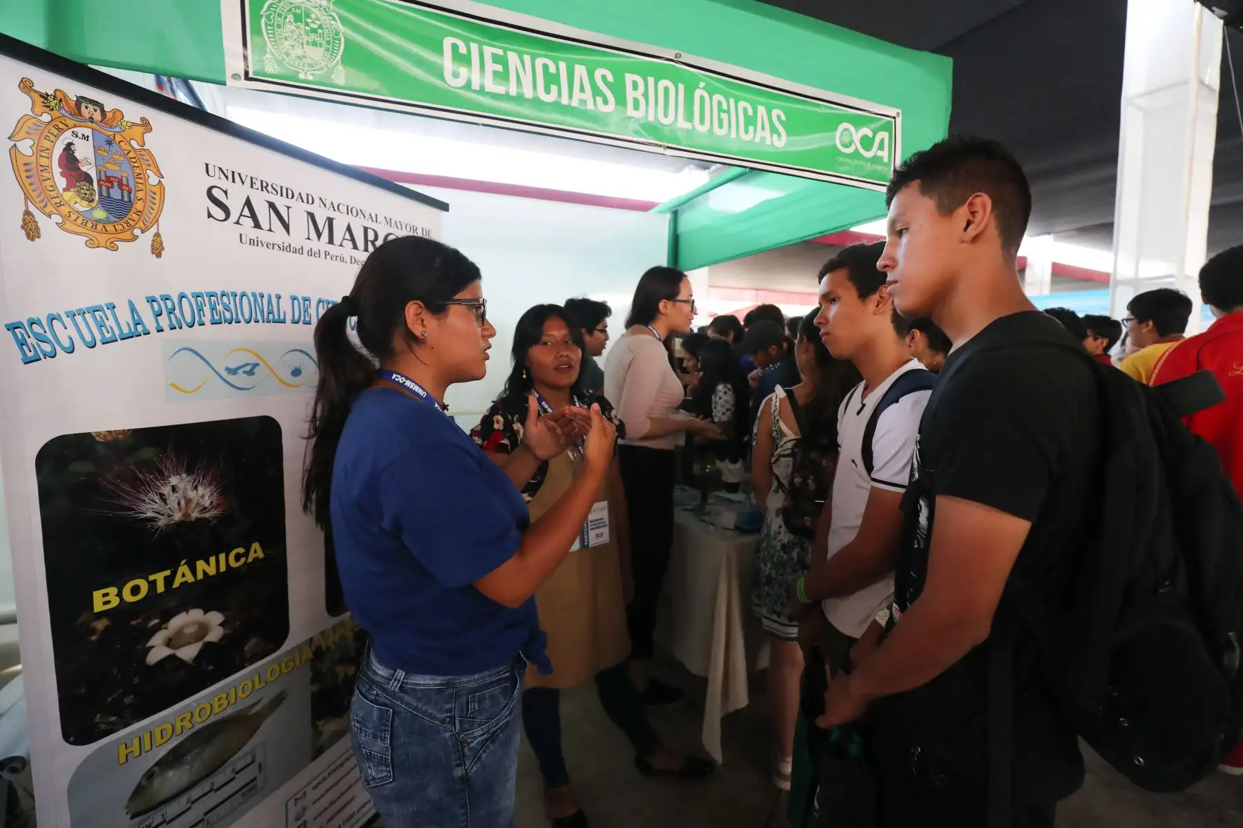 XVII Encuentro vocacional universitario organizado por la Universidad Nacional Mayor de San Marcos.

Foto: ANDINA/Juan Carlos Guzmán Negrini.