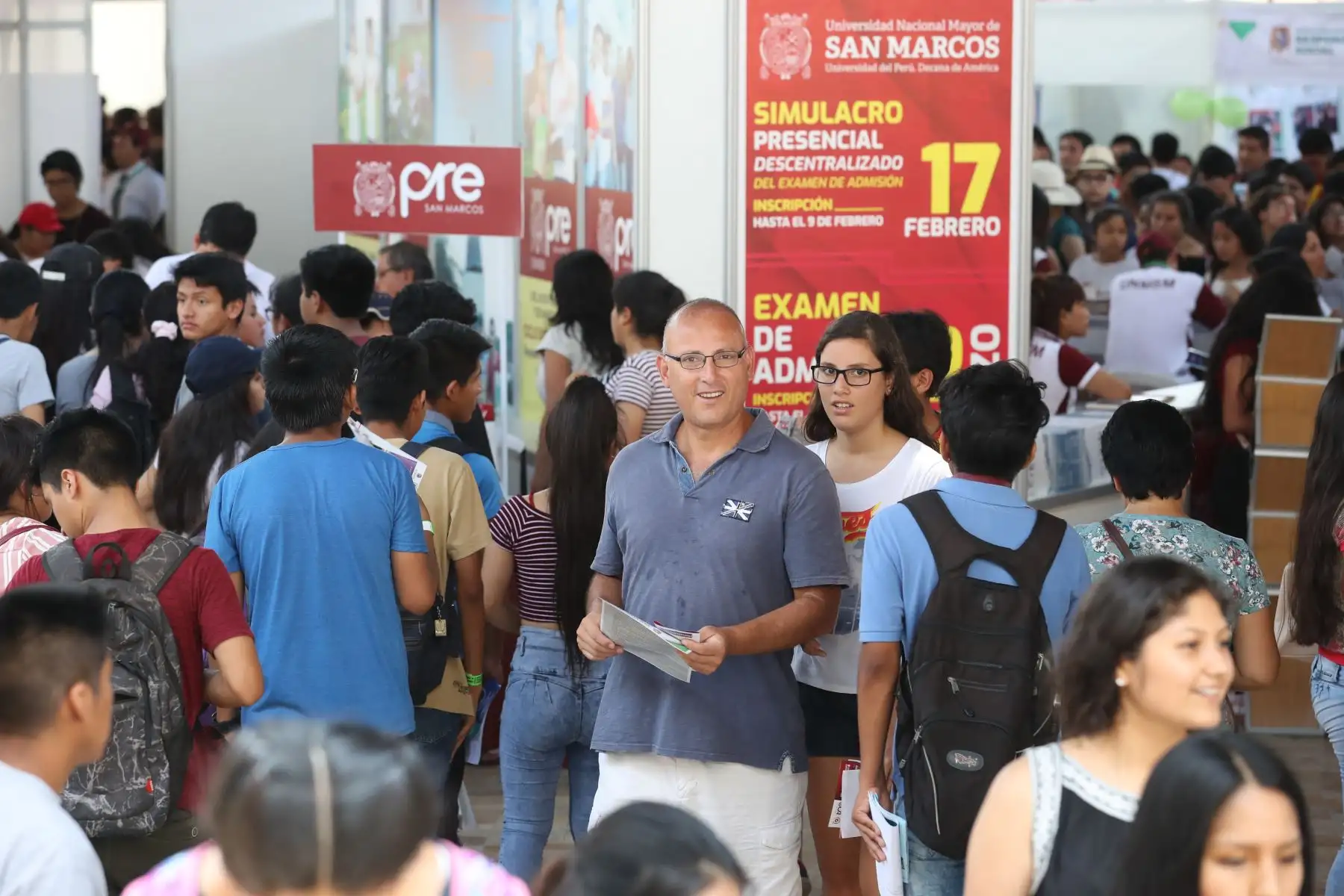 XVII Encuentro vocacional universitario organizado por la Universidad Nacional Mayor de San Marcos.

Foto: ANDINA/Juan Carlos Guzmán Negrini.