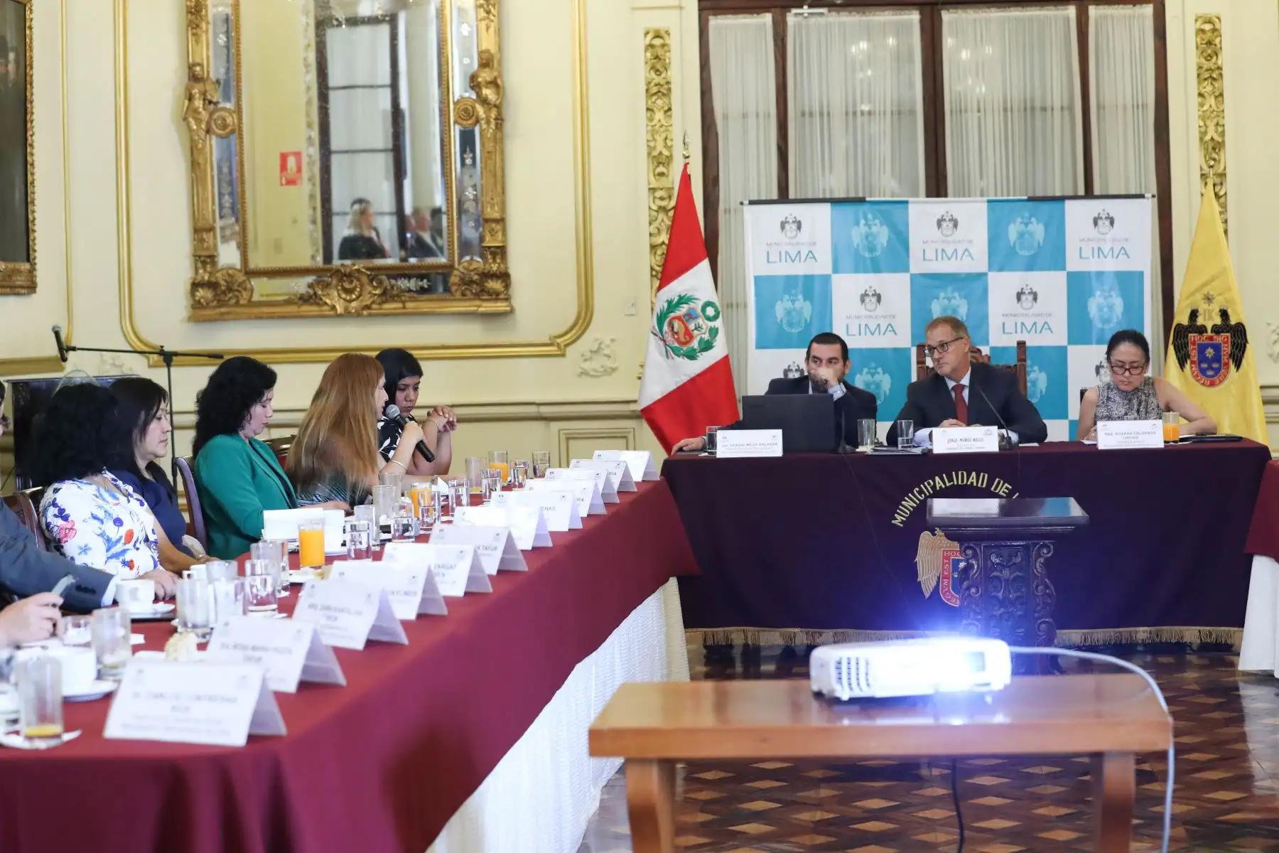 El Alcalde de Lima, Jorge Muñoz, presidió el primer Comité de Seguridad Ciudadana (Codisec) que contó con la presencia de autoridades civiles y policiales.

Foto: ANDINA/Juan Carlos Guzmán Negrini.