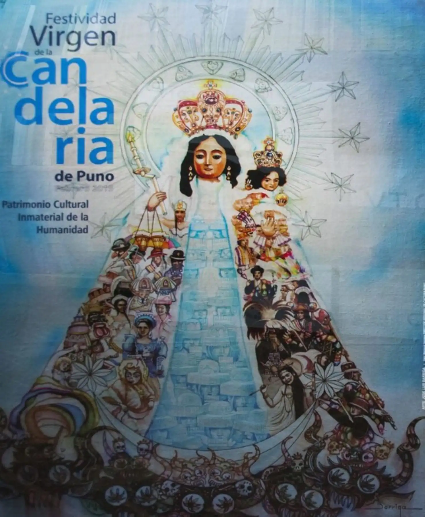En la Casa de la Cultura de Puno se exhibirá la exposición “Arte, tiempo y fe”, que incluye más de 200 afiches y calendarios alusivos a la Festividad Virgen de la Candelaria. Foto: ANDINA/Difusión