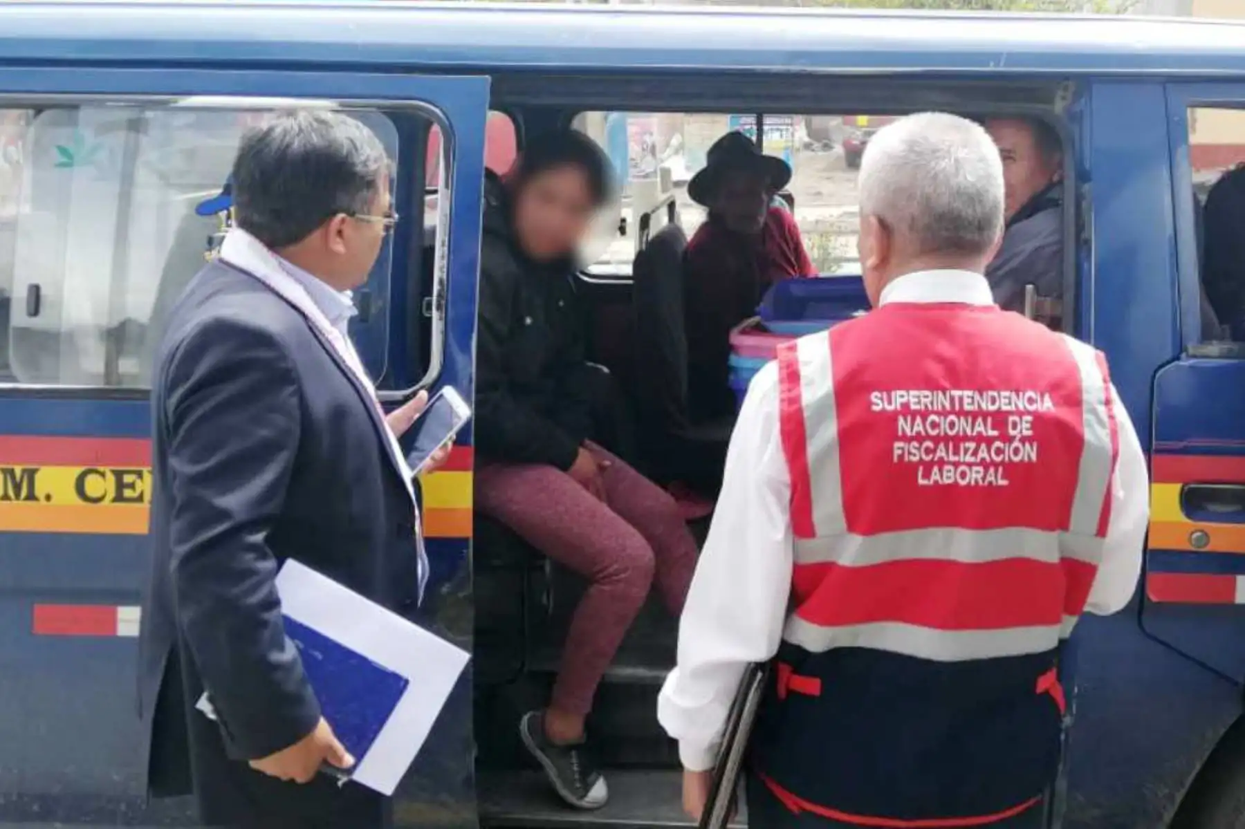 Sunafil encuentra en Áncash a dos menores trabajando en empresas de transporte urbano