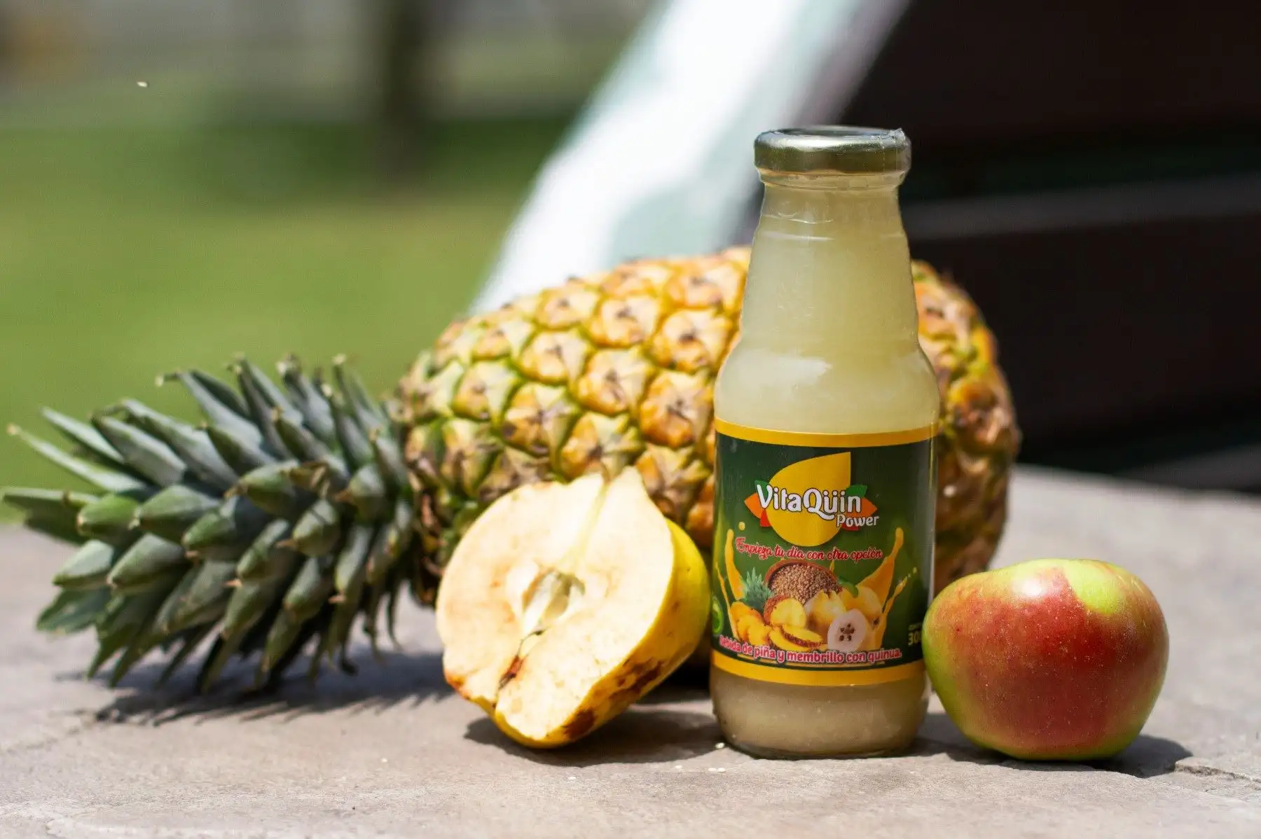 VitaQüin Power: la bebida de quinua, piña y membrillo creada gracias a Beca 18. Foto: ANDINA/Difusión.