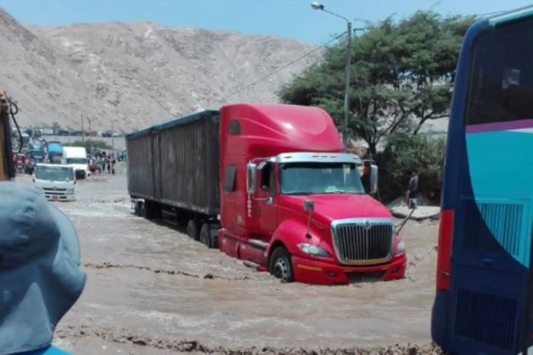 Huánuco: establecen horarios de cierre por horas en vía afectada por huaico en Ambo. ANDINA/Difusión