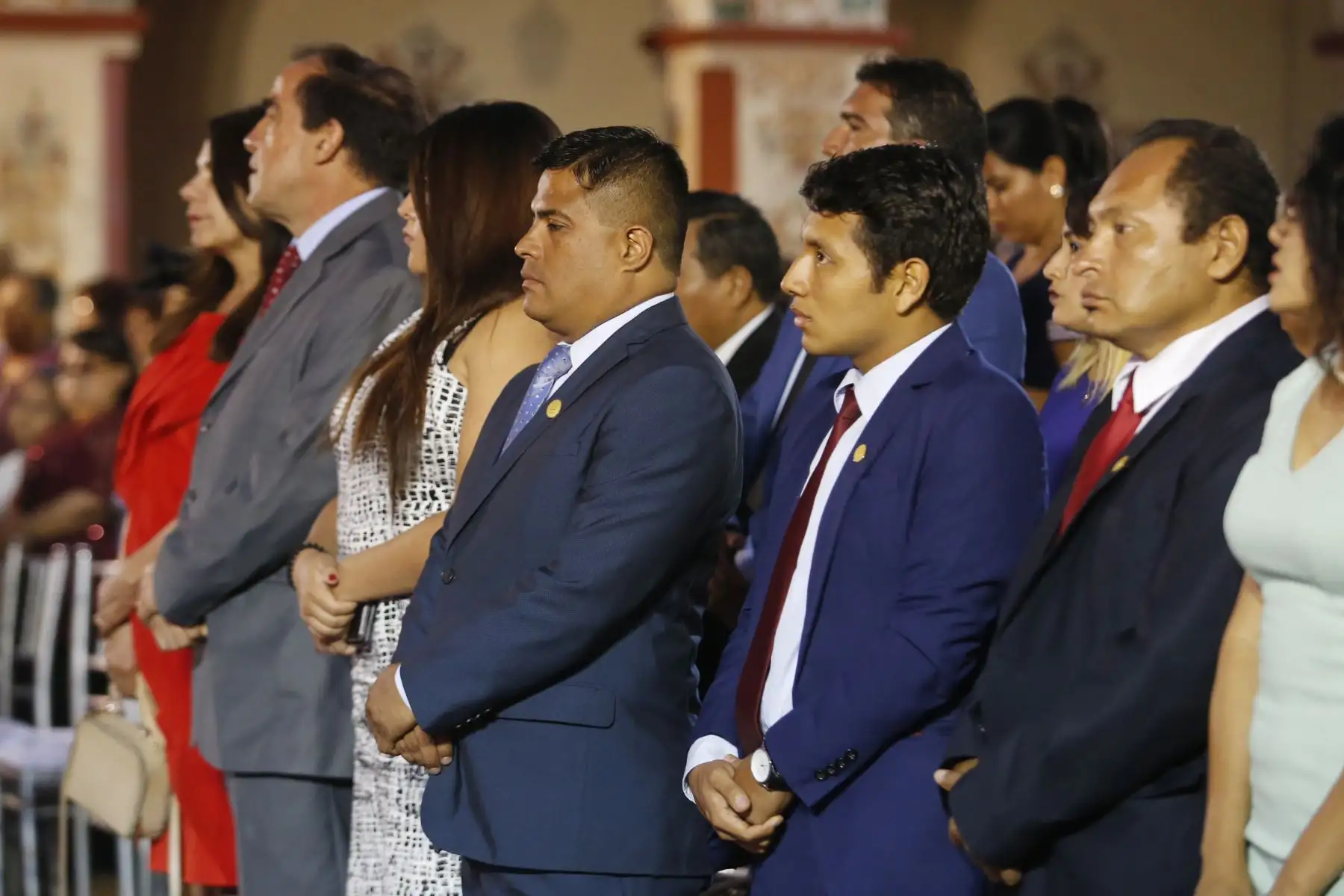 Arzobispo de Lima, Carlos Castillo Mattasoglio oficia misa por el Aniversario del Distrito de Rimac en la Iglesia Convento de Los Descalzos. Dicha ceremonia contó con la presencia del Alcalde del distrito, Pedro Rosario y la comunidad.  Foto: ANDINA/Nathalie Sayago