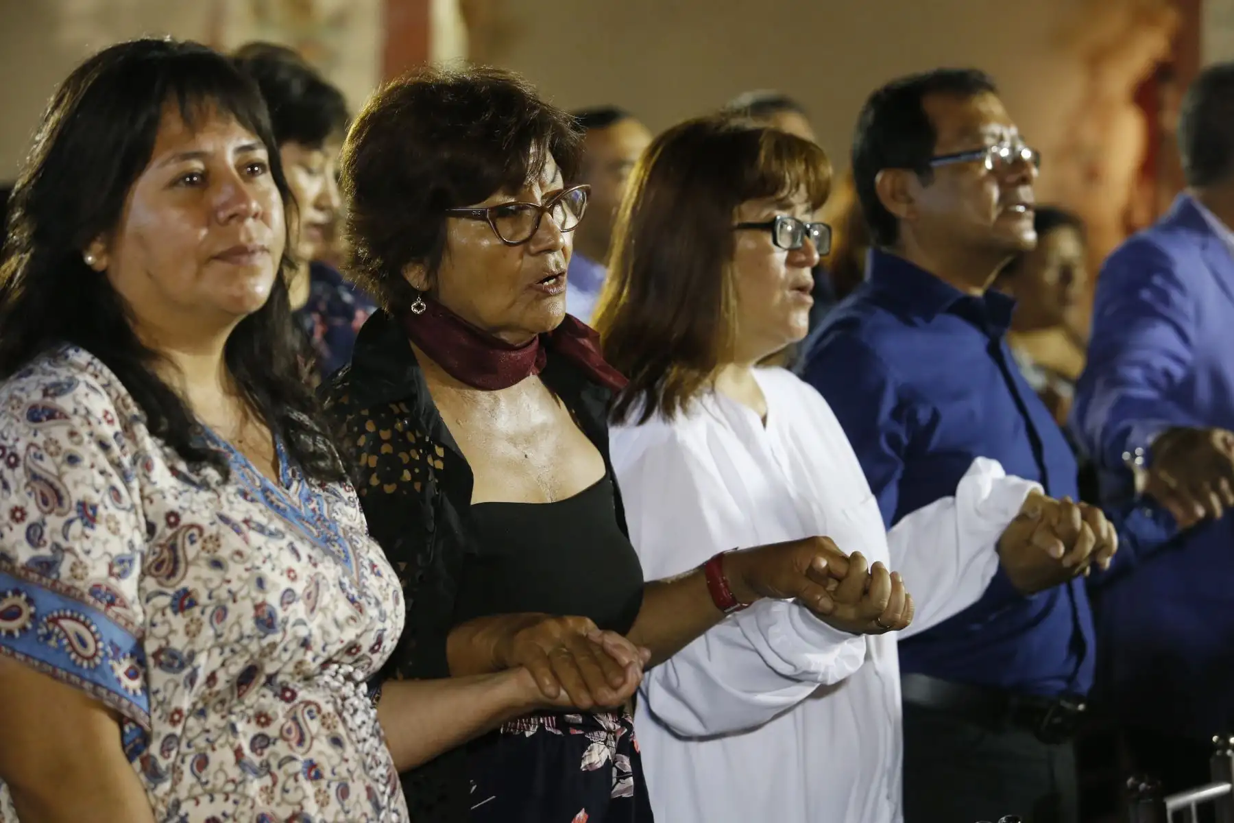 Arzobispo de Lima, Carlos Castillo Mattasoglio oficia misa por el Aniversario del Distrito de Rimac en la Iglesia Convento de Los Descalzos. Dicha ceremonia contó con la presencia del Alcalde del distrito, Pedro Rosario y la comunidad.  Foto: ANDINA/Nathalie Sayago