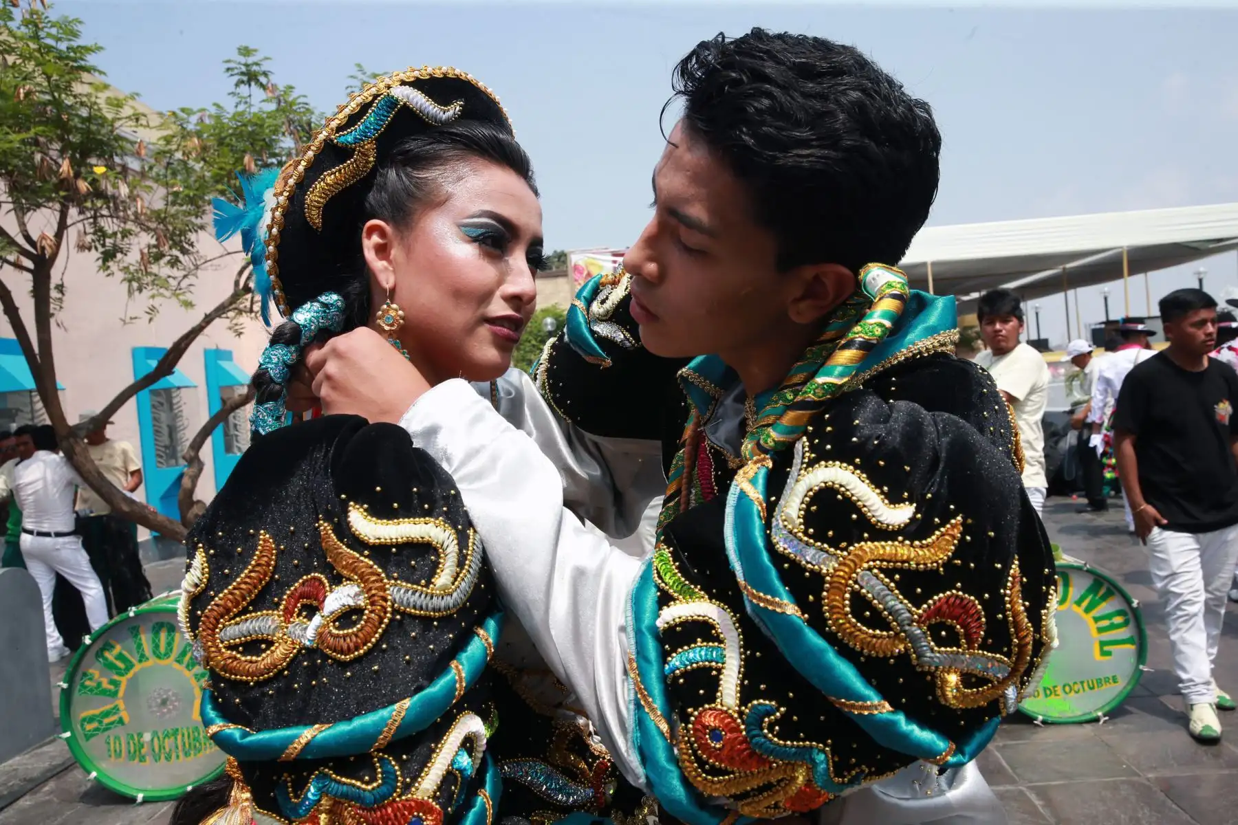 La festividad de la Virgen de la Candelaria, en el centro de Lima.Foto: ANDINA/Norman Córdova