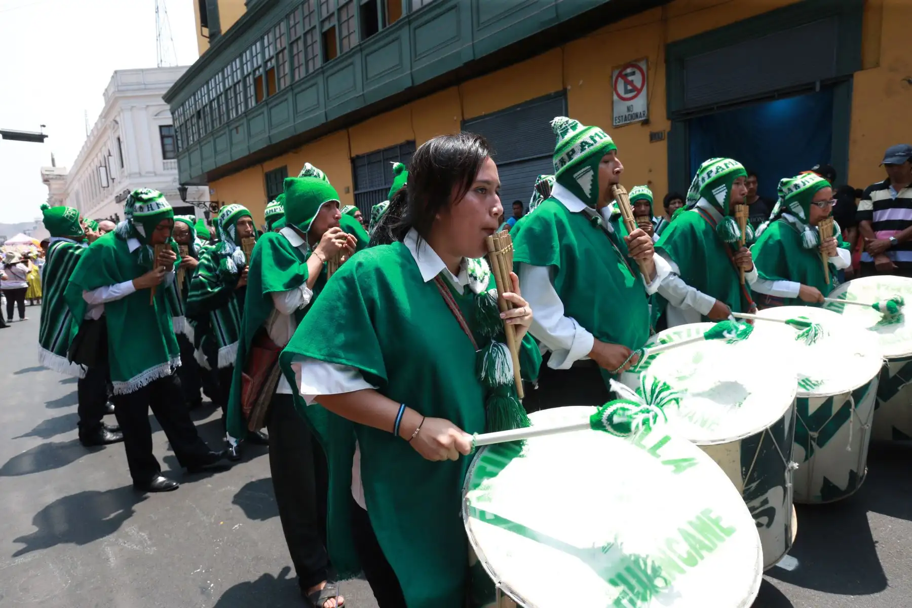 La festividad de la Virgen de la Candelaria, en el centro de Lima.Foto: ANDINA/Norman Córdova