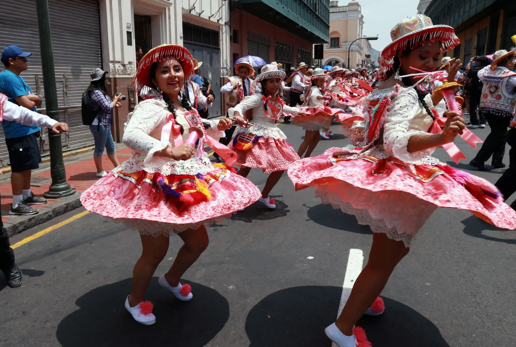 La festividad de la Virgen de la Candelaria, en el centro de Lima.Foto: ANDINA/Norman Córdova