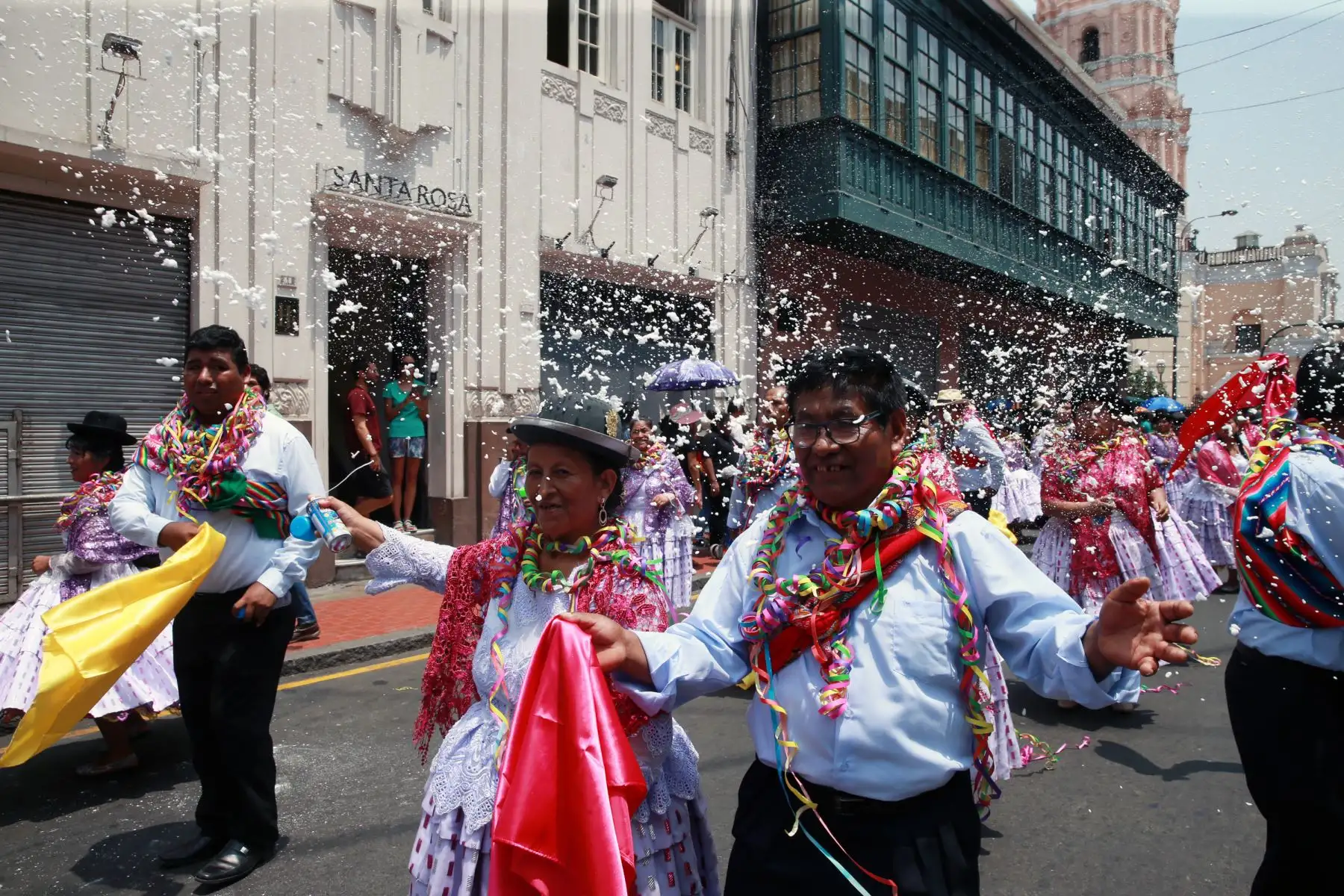 La festividad de la Virgen de la Candelaria, en el centro de Lima.Foto: ANDINA/Norman Córdova