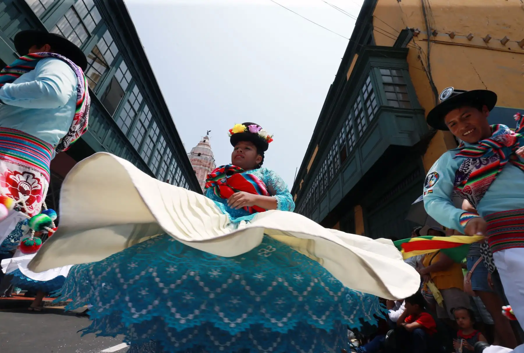 La festividad de la Virgen de la Candelaria, en el centro de Lima.Foto: ANDINA/Norman Córdova