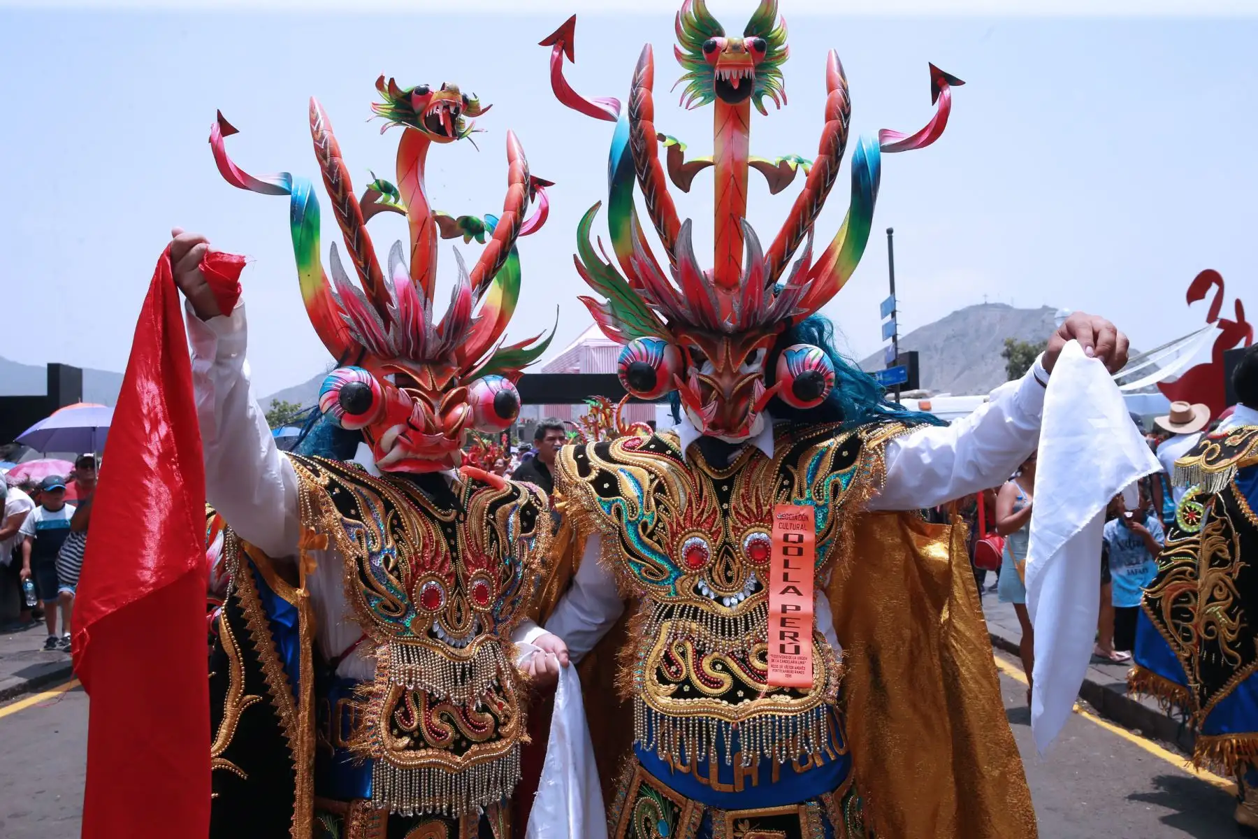 La festividad de la Virgen de la Candelaria, en el centro de Lima.Foto: ANDINA/Norman Córdova