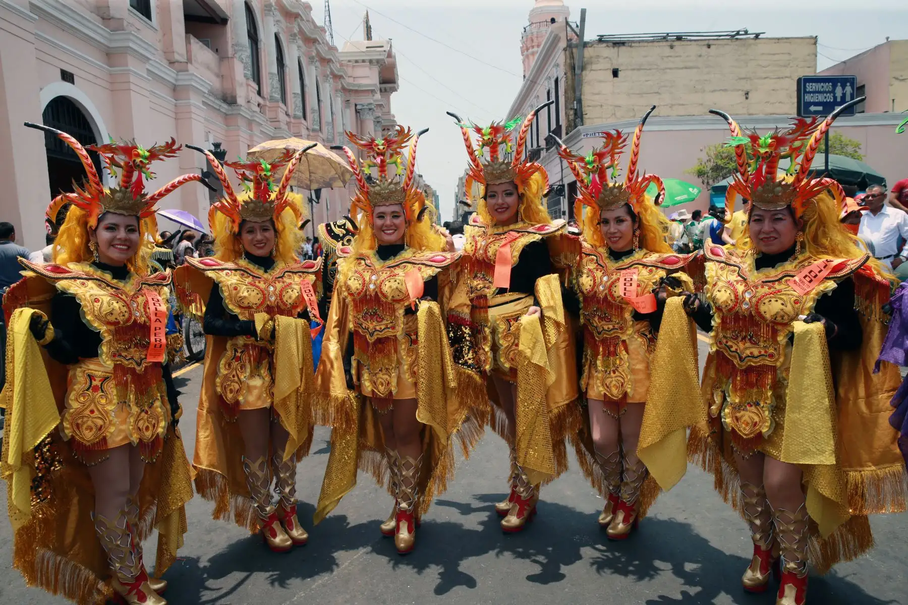 La festividad de la Virgen de la Candelaria, en el centro de Lima.Foto: ANDINA/Norman Córdova