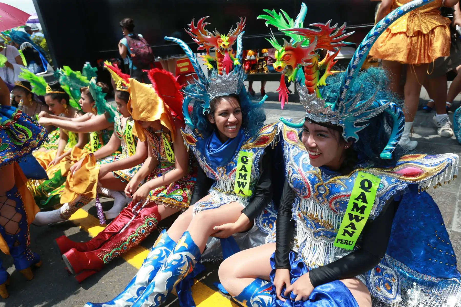 La festividad de la Virgen de la Candelaria, en el centro de Lima.Foto: ANDINA/Norman Córdova
