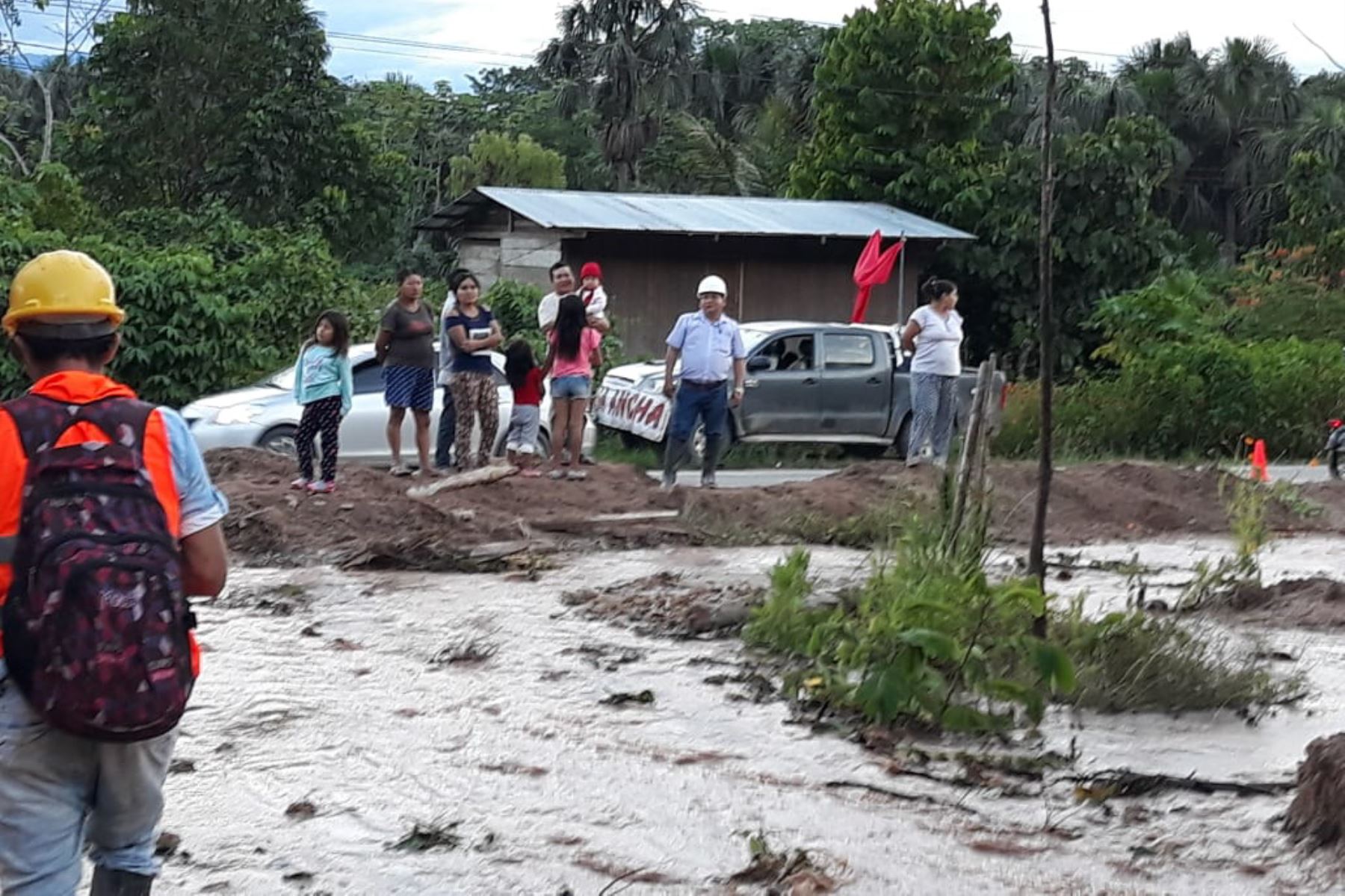 Desborde de ríos en San Martín afecta a dos poblados en provincia de Tocache. ANDINA