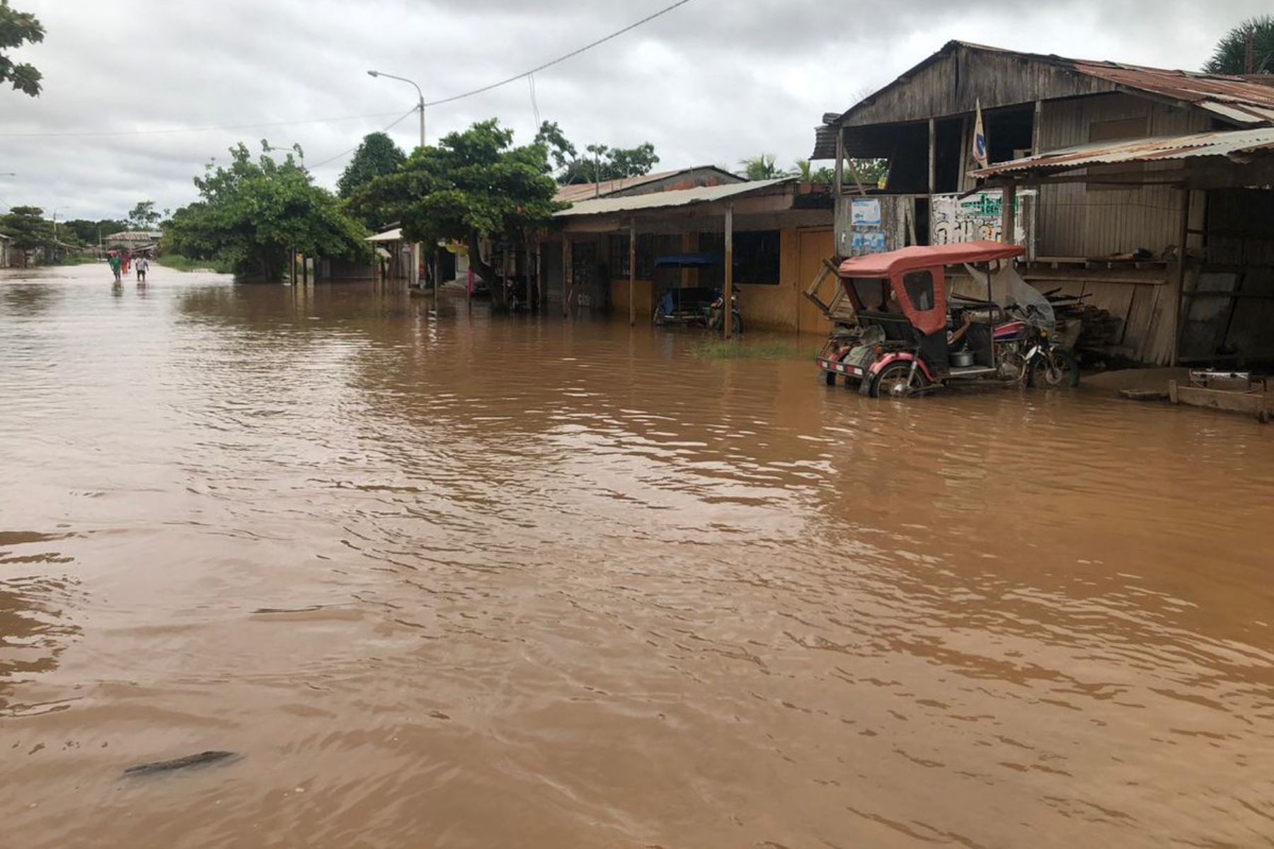 Desborde del río Aguaytía afecta viviendas y carretera en región Ucayali.Foto:  ANDINA/Difusión