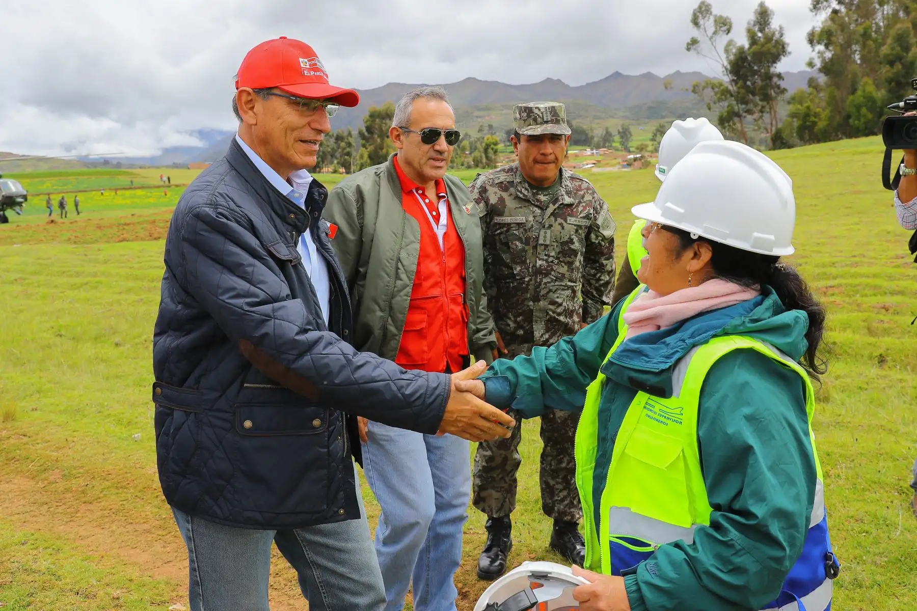 Presidente Vizcarra realiza visita inopinada a Chinchero (Cusco).Foto: ANDINA/Prensa Presidencia
