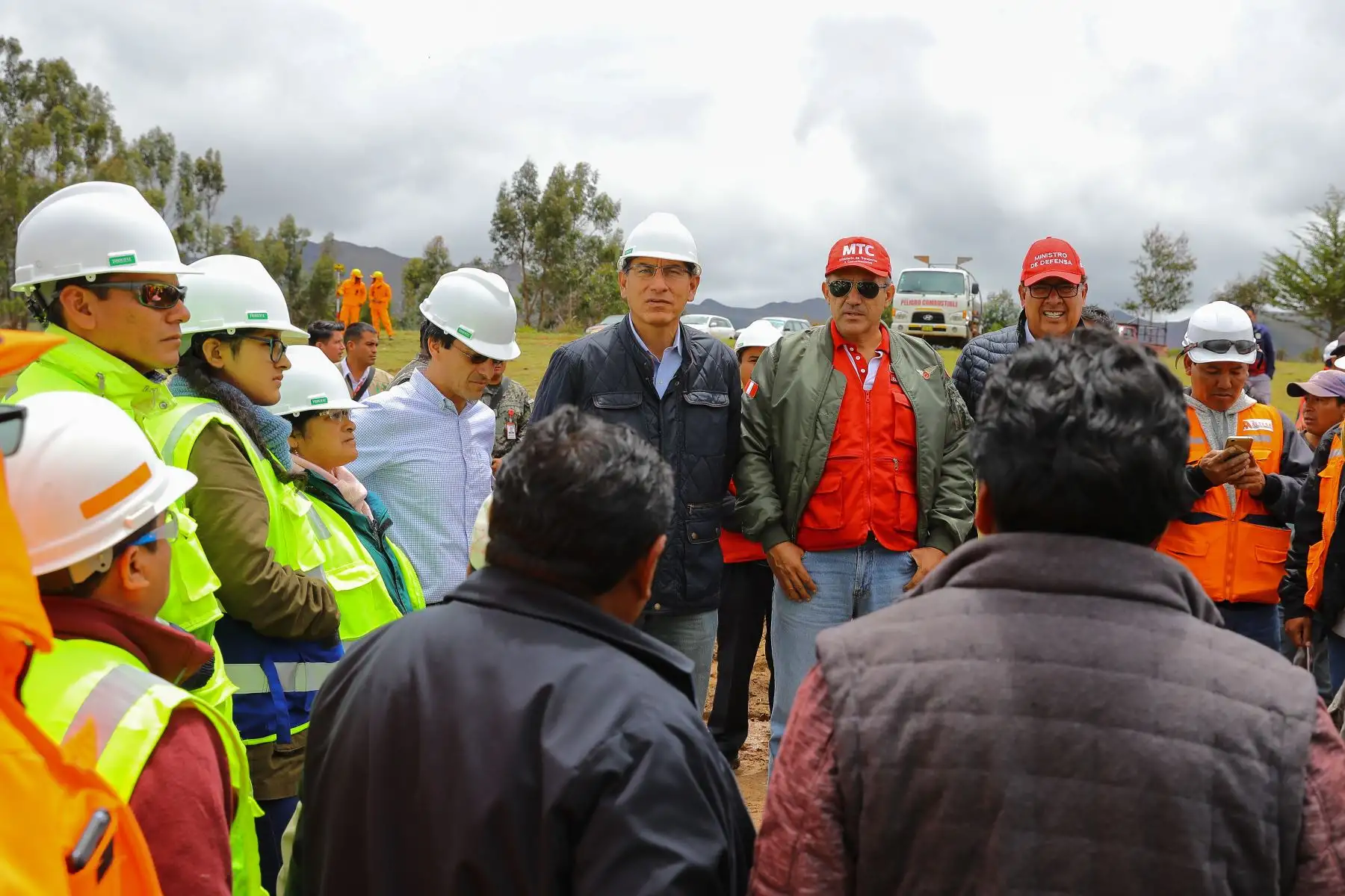 Presidente Vizcarra realiza visita inopinada a Chinchero (Cusco).Foto: ANDINA/Prensa Presidencia