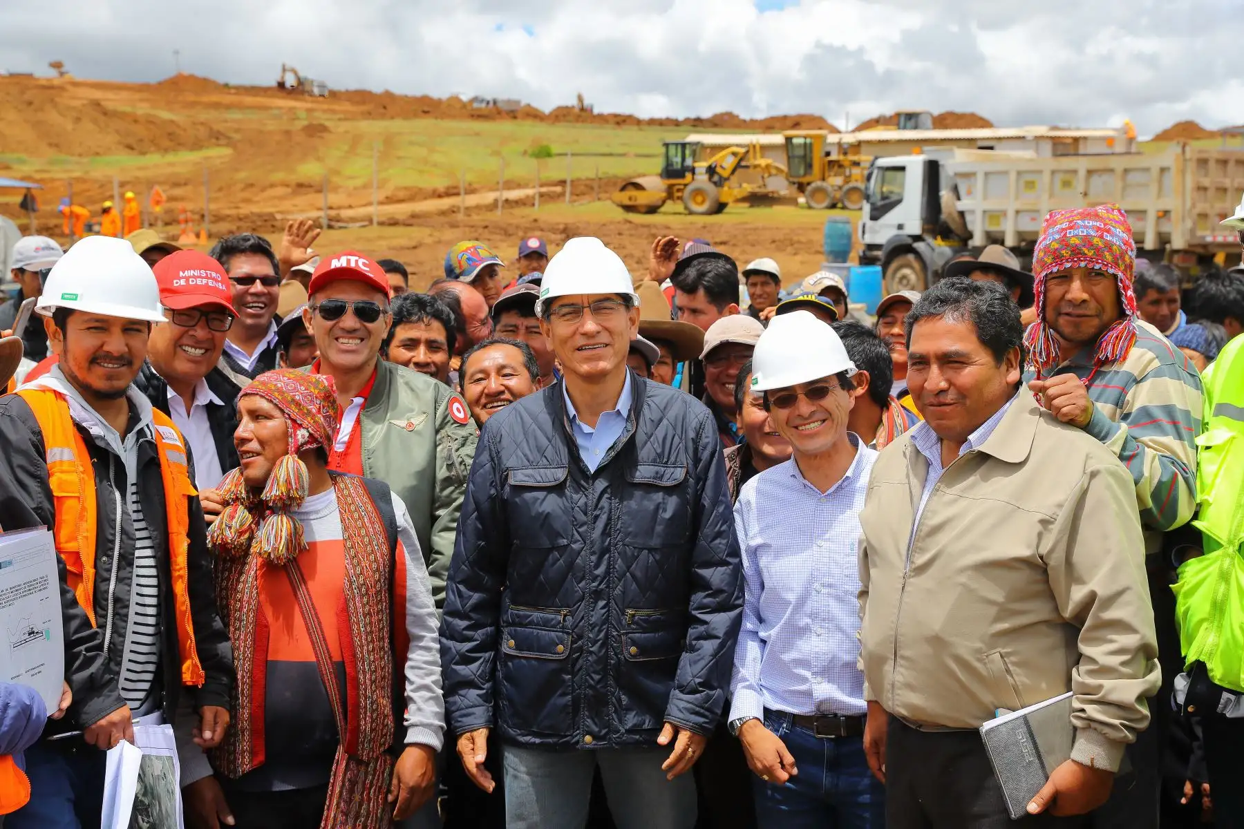 Presidente Vizcarra realiza visita inopinada a Chinchero (Cusco).Foto: ANDINA/Prensa Presidencia