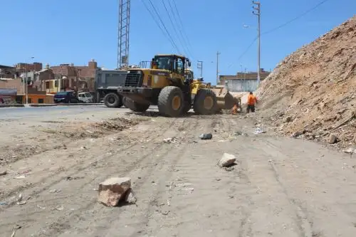 El Gobierno Regional de Lambayeque apoya a la Municipalidad Provincial de Chiclayo en el recojo de basura, en virtud a convenio de cooperación.