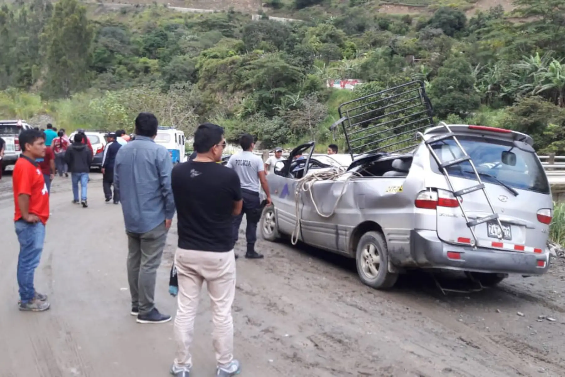 Caída de rocas deja dos muertos en la vía alterna a Machu Picchu. ANDINA