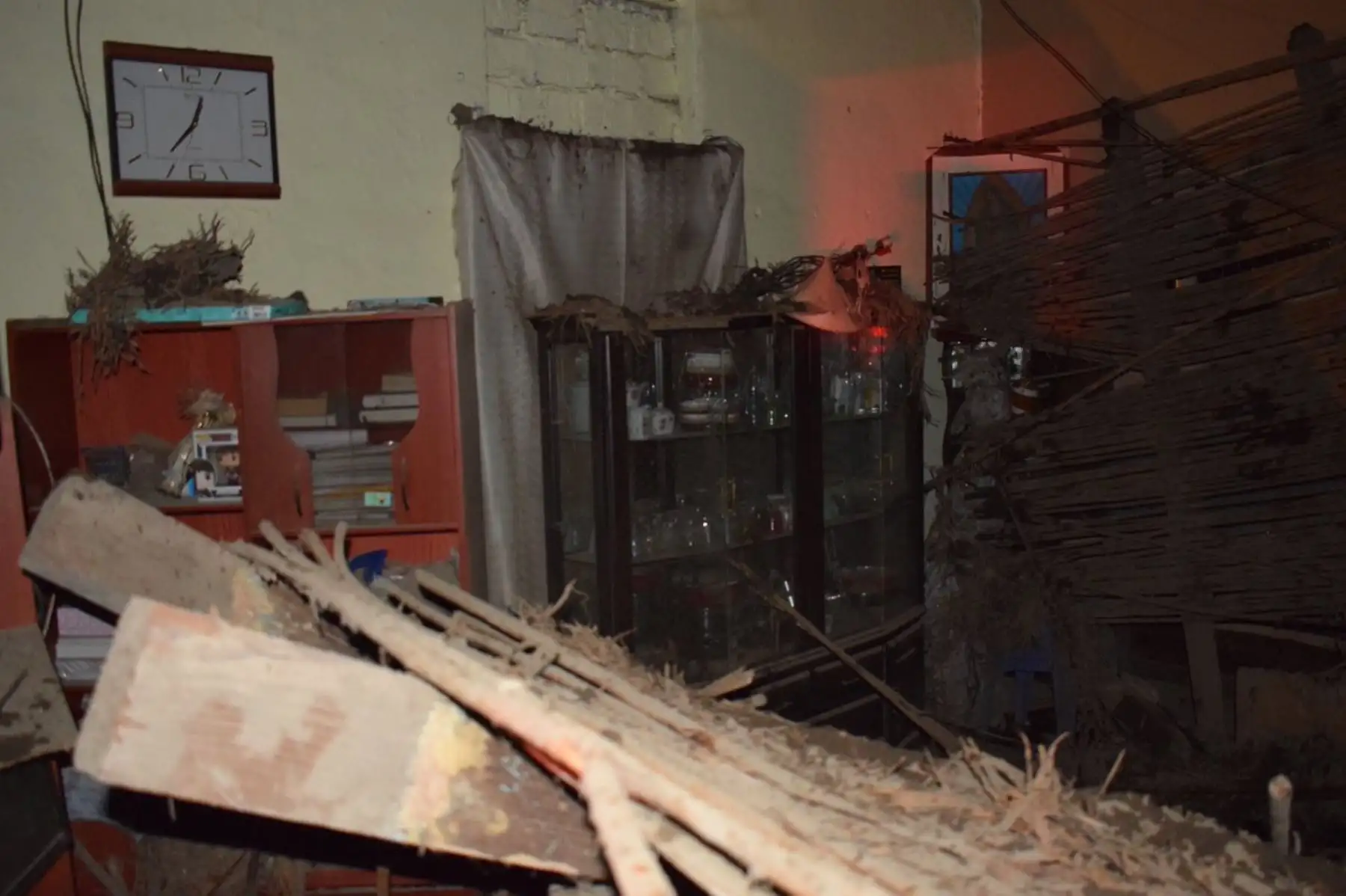Reportan daños materiales en Barranca causado por lluvia torrencial.