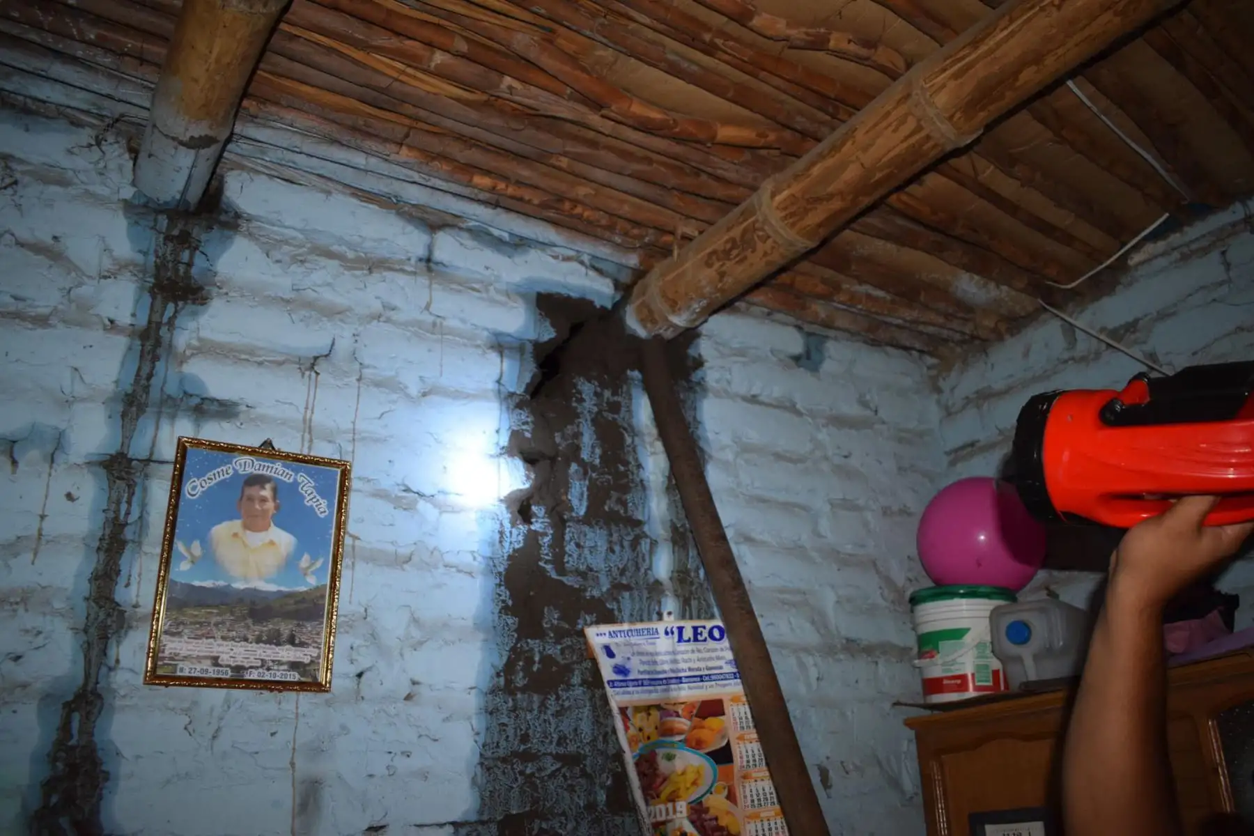 Lluvia torrencial en Barranca debilitó estructuras de al menos 1,000 viviendas. Foto: Municipalidad Provincial de Barranca