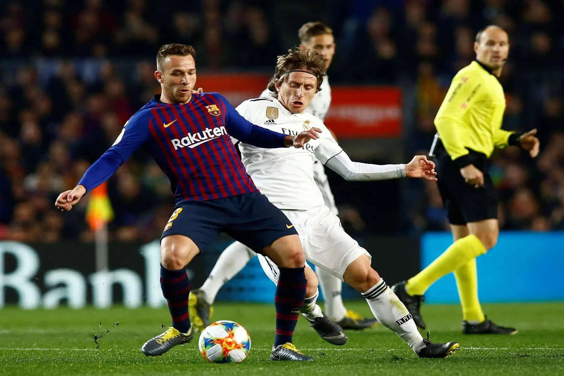Real Madrid y Barcelona empatan 1-1 por la Copa del Rey Foto: EFE