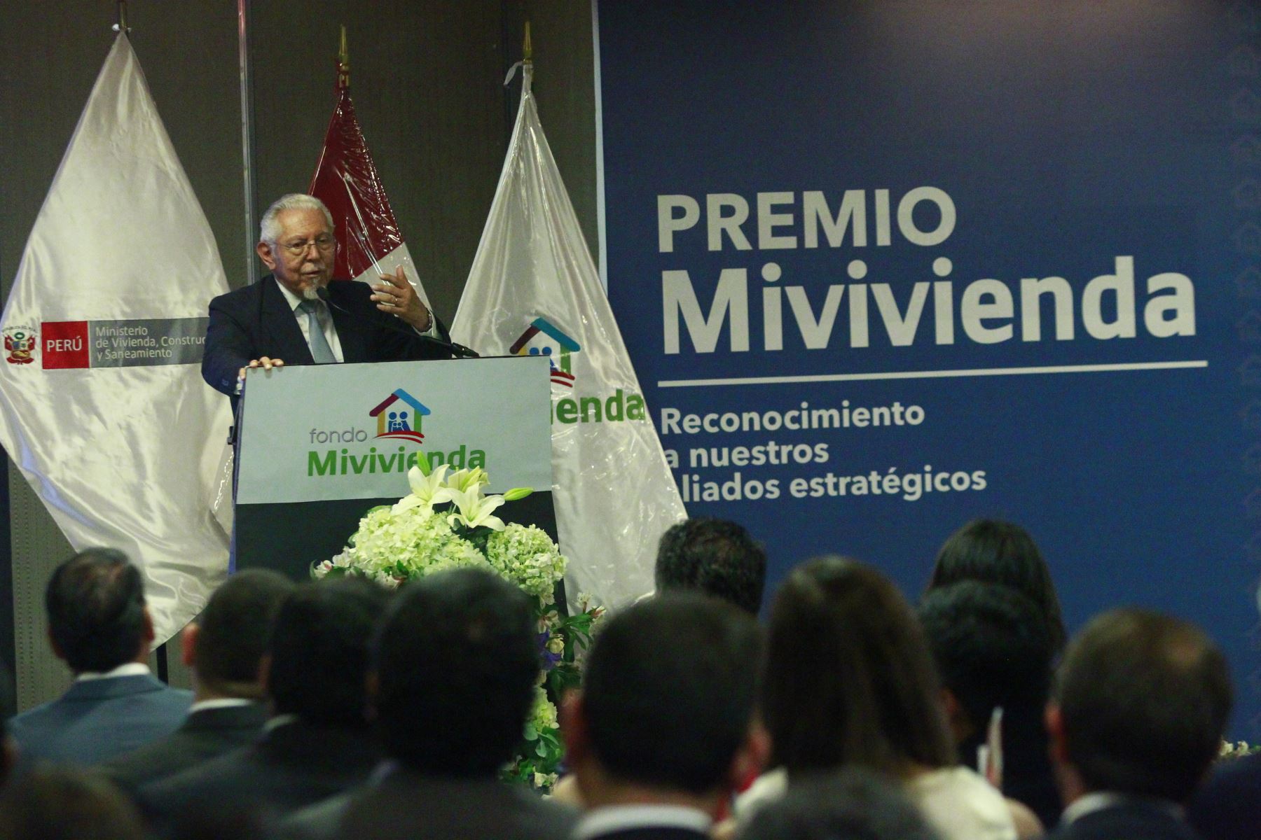Ministro de Vivienda, Construcción y Saneamiento, Javier Piqué del Pozo. ANDINA/Eddy Ramos