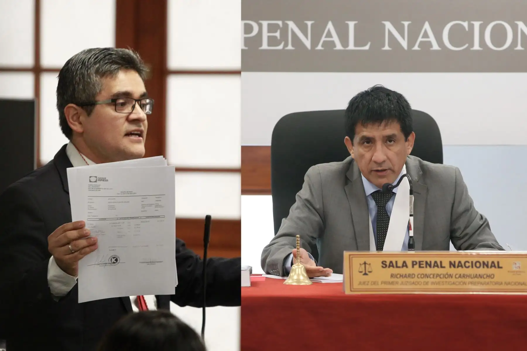 Pérez Gómez y Concepción Carhuancho.