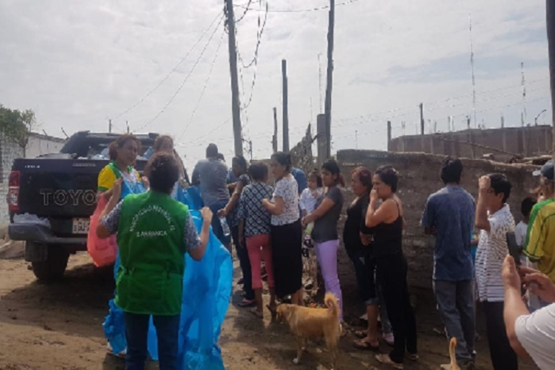 Torrencial lluvia en Barranca deja 27 familias afectadas y 6 damnificadas
