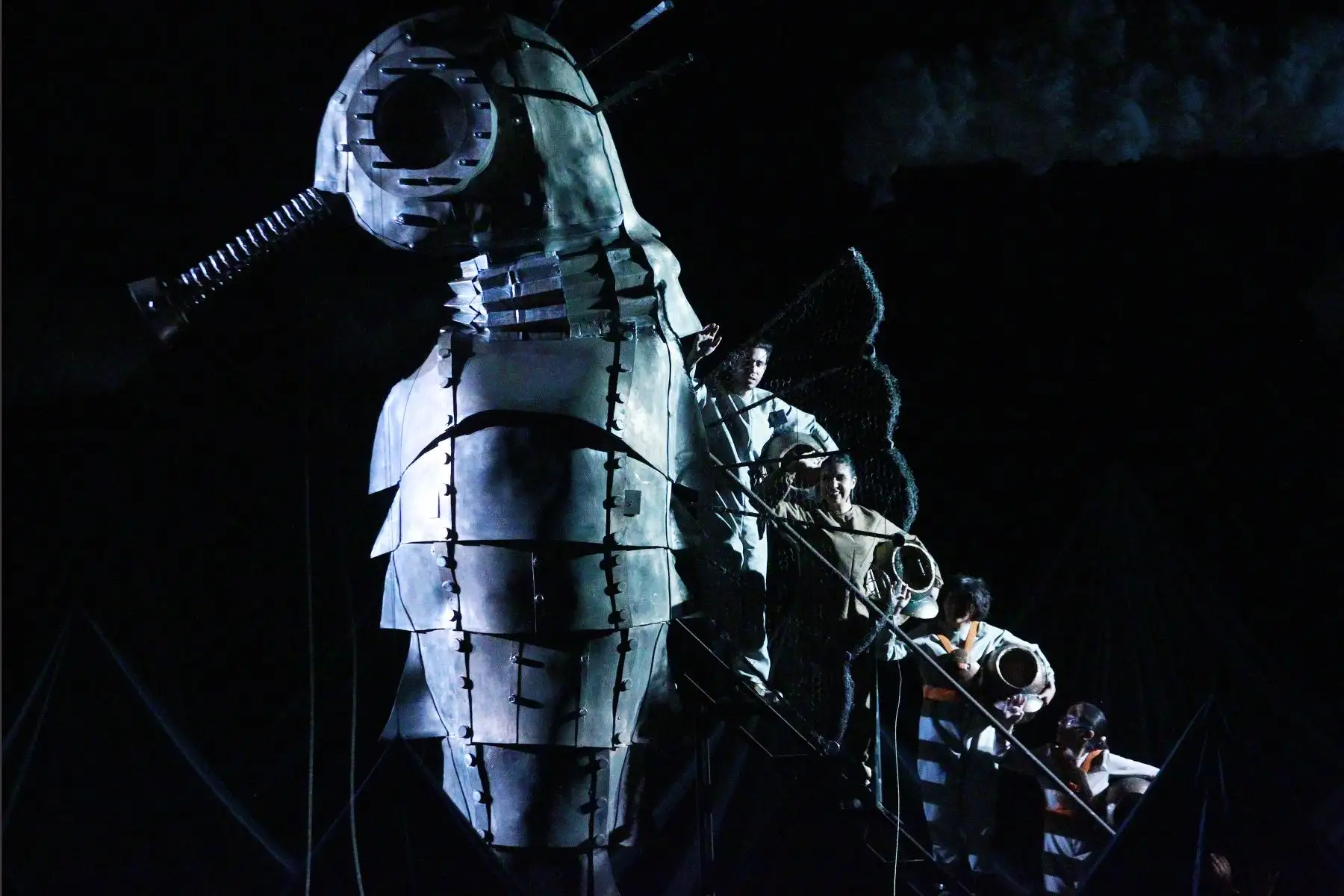 Estrenan obra teatral musical “La ciudad bajo el mar” sobre la contaminación ambiental con la participan más de 70 integrantes del Coro Nacional de Niños. Foto: ANDINA/Eddy Ramos