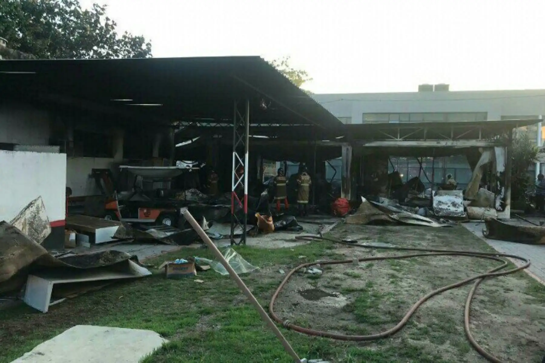 Al menos diez muertos deja incendio en sede del Flamengo. Foto: INTERNET/Medios