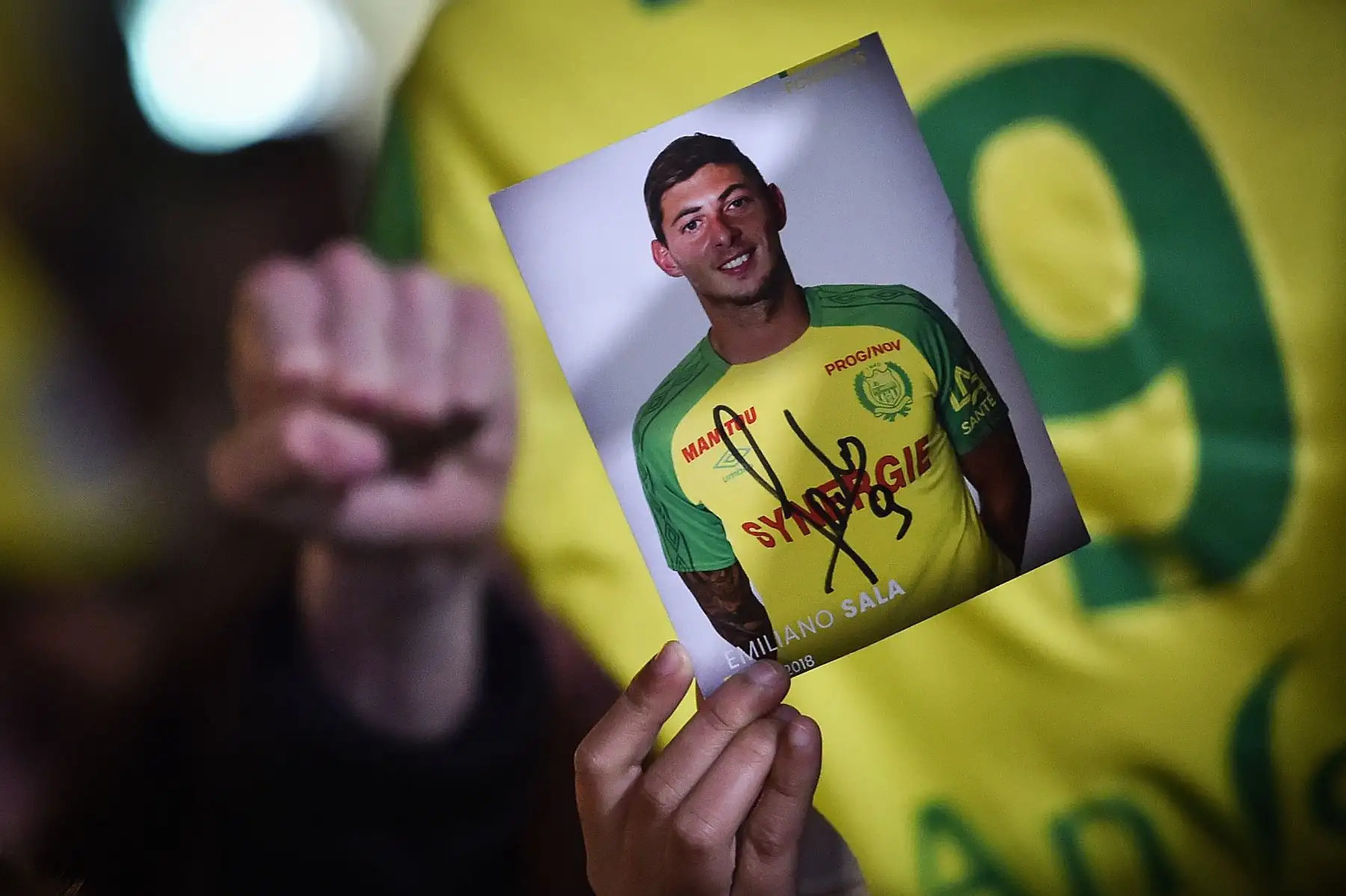 Desde la desaparición del avión donde viajaba Emiliano Sala su equipo, Nantes, e hinchada lamentan su partida. AFP