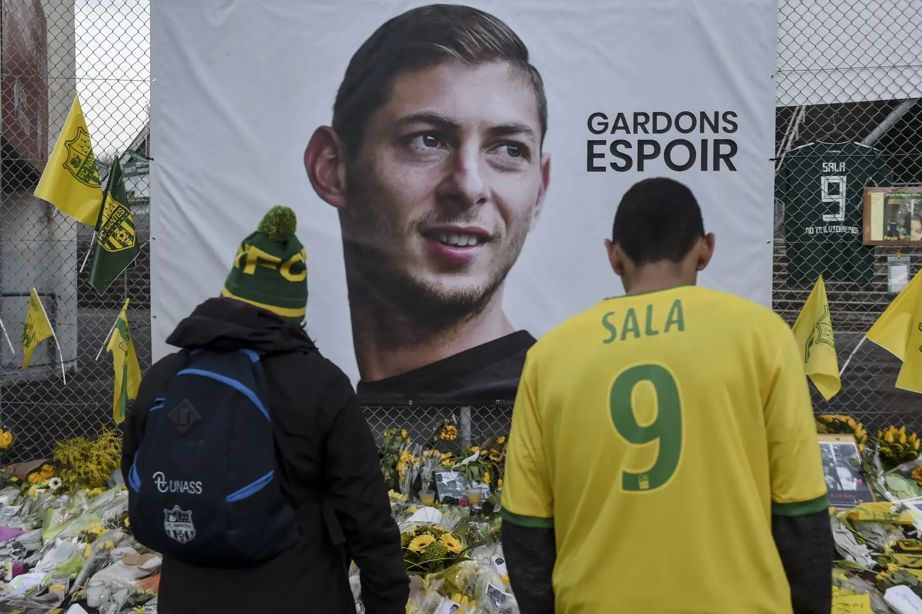 Comienza el duelo tras la identificación del cuerpo de Emiliano Sala. AFP