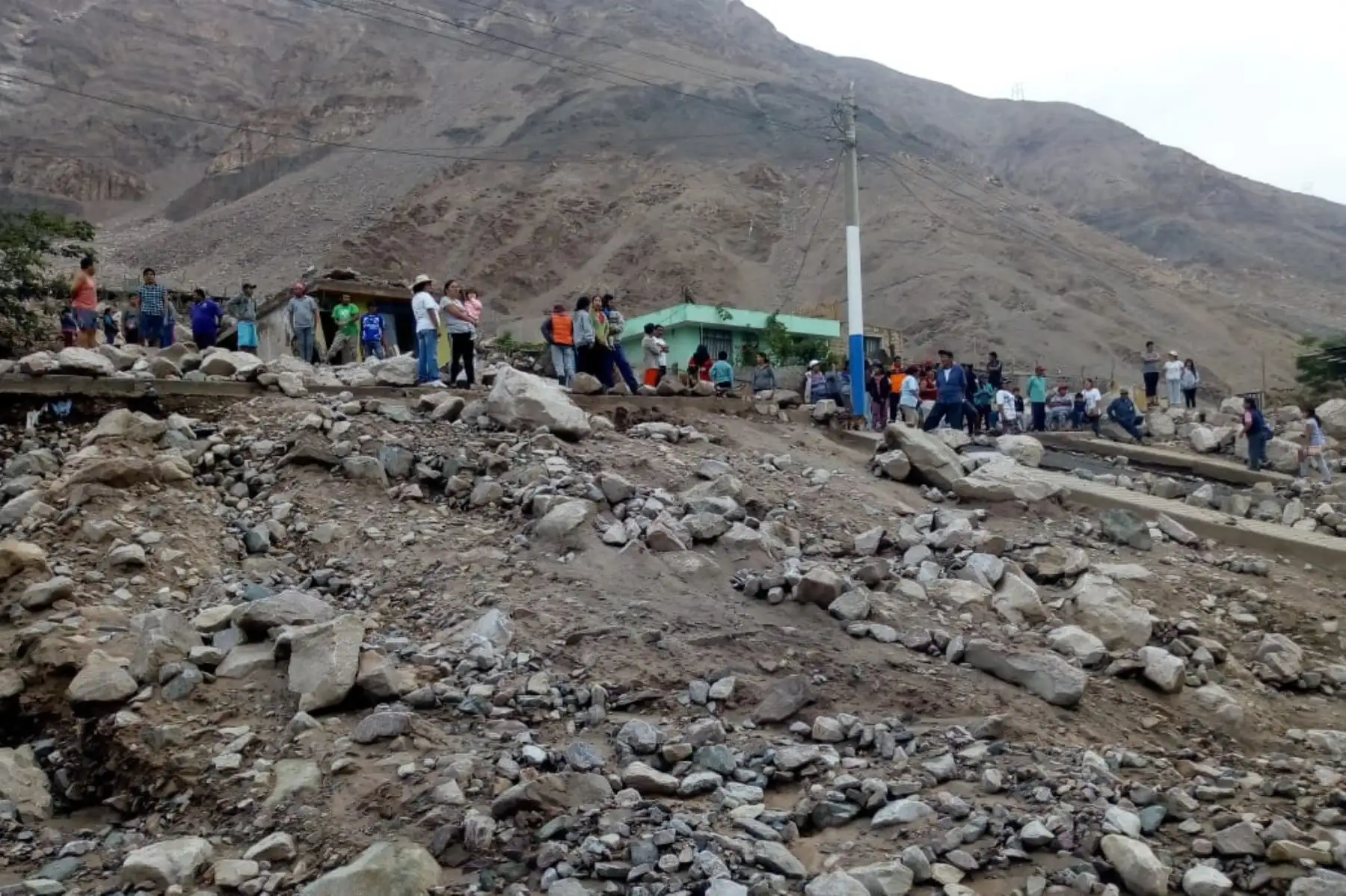 3 Muertos por huaico en Arequipa, distrito de Aplao. Foto: ANDINA/Difusión Silvio Arias
