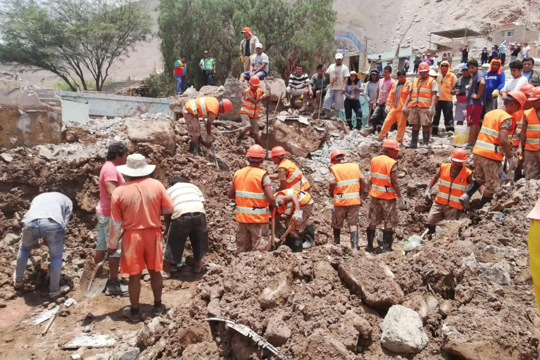 3 Muertos por huaico en Arequipa, distrito de Aplao. Foto: ANDINA/Difusión