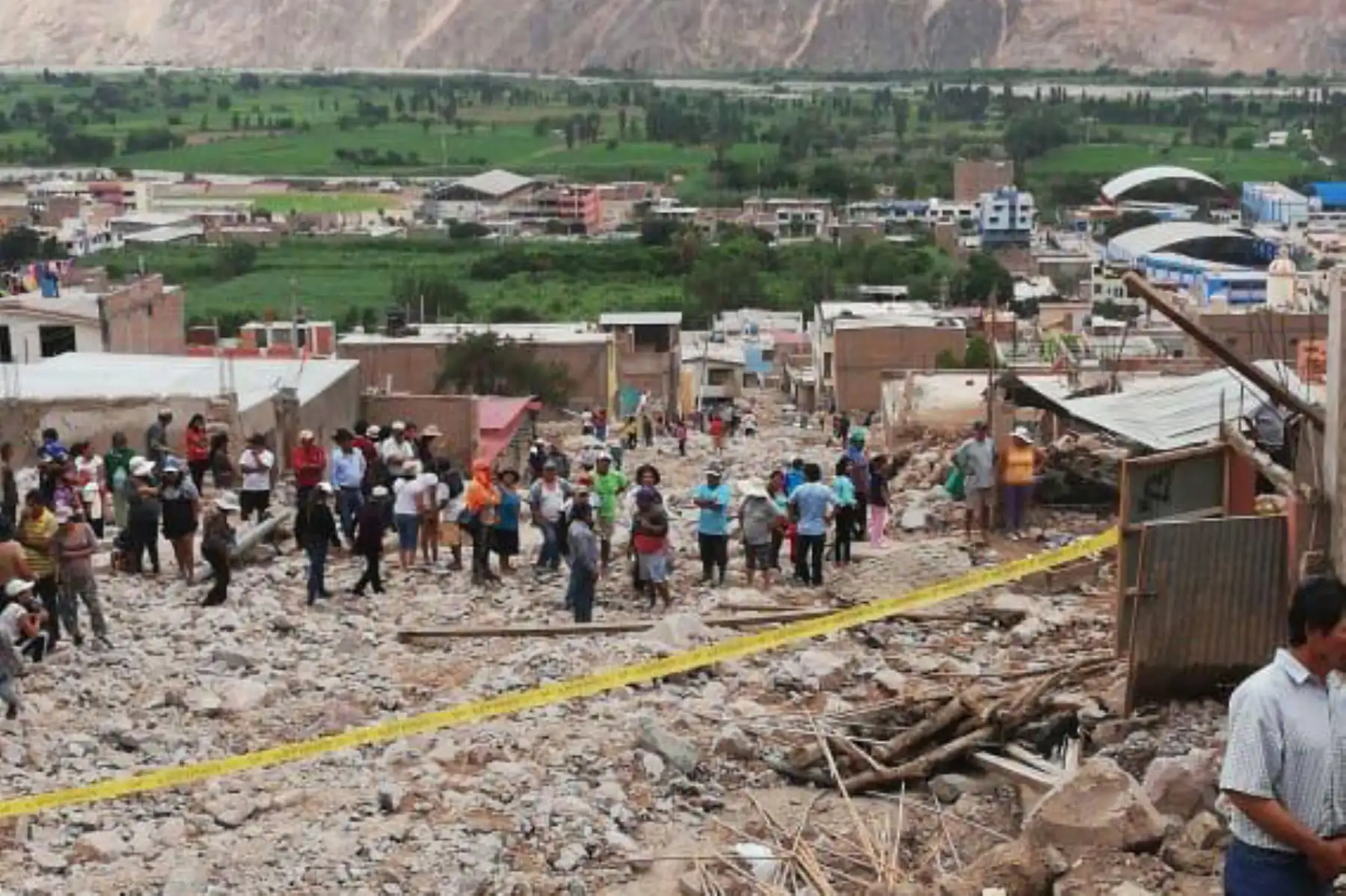 3 Muertos por huaico en Arequipa, distrito de Aplao. Foto: ANDINA/Difusión