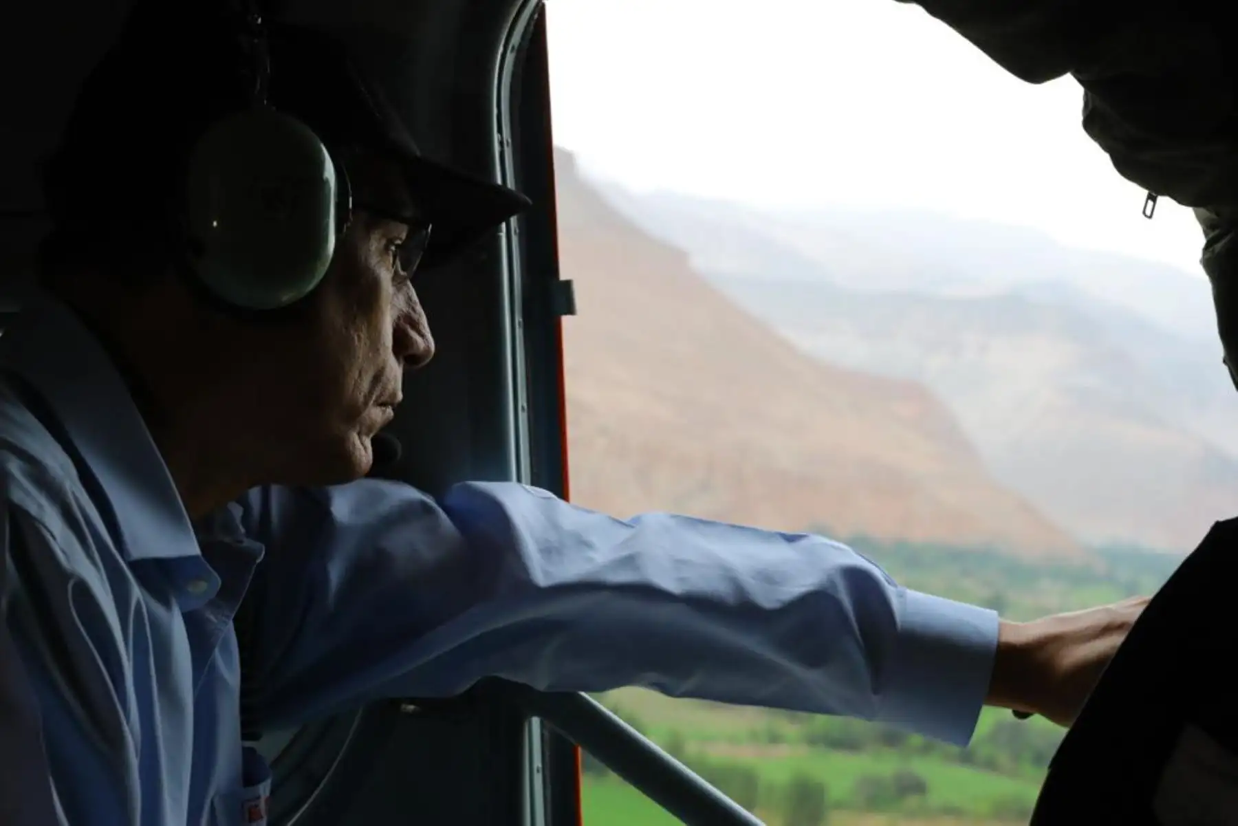El presidente de la República, Martín Vizcarra, visita  
 zonas afectadas  por las lluvias y la caída de huaicos. Y declara zona  de emergencia  en Aplao ,Arequipa y otras zonas del sur.Foto:ANDINA/Prensa Presidencia