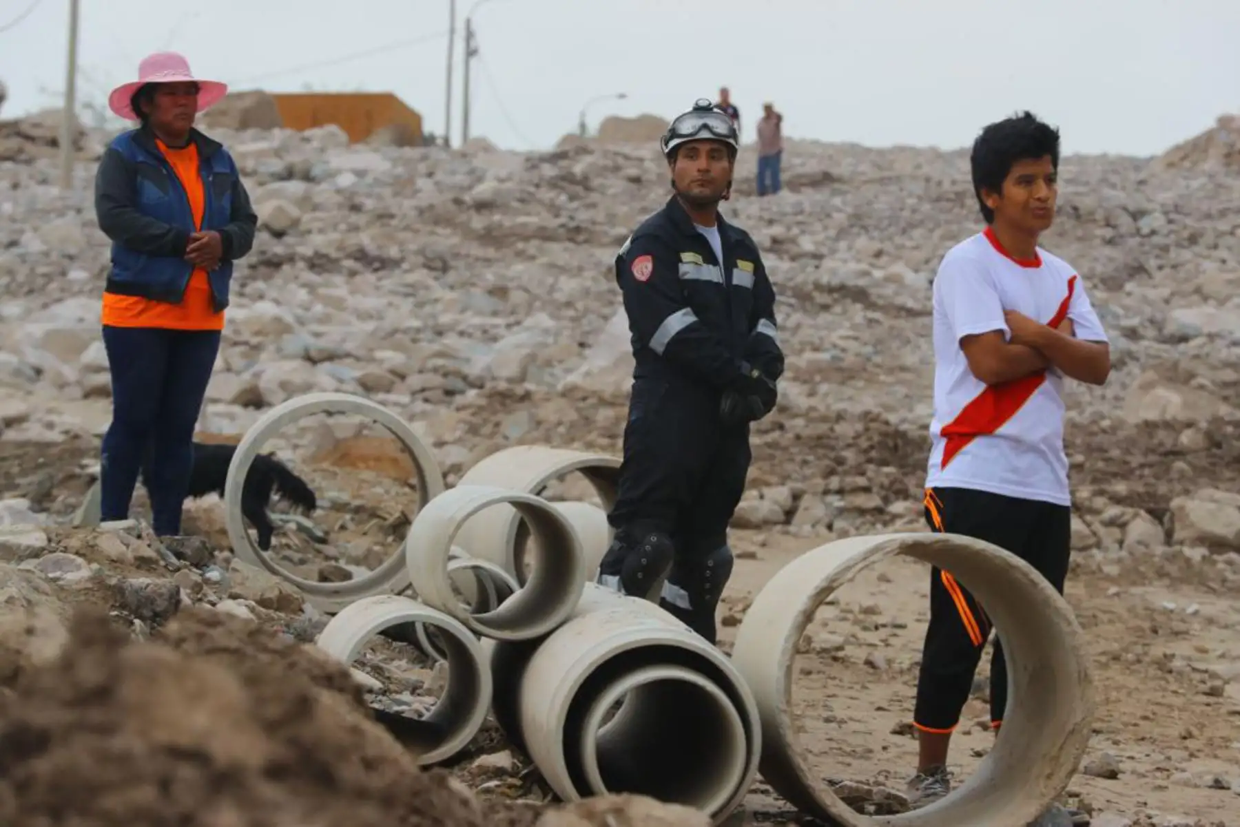 El presidente de la República, Martín Vizcarra, visita  
 zonas afectadas  por las lluvias y la caída de huaicos. Y declara zona  de emergencia  en Aplao ,Arequipa y otras zonas del sur.Foto:ANDINA/Prensa Presidencia