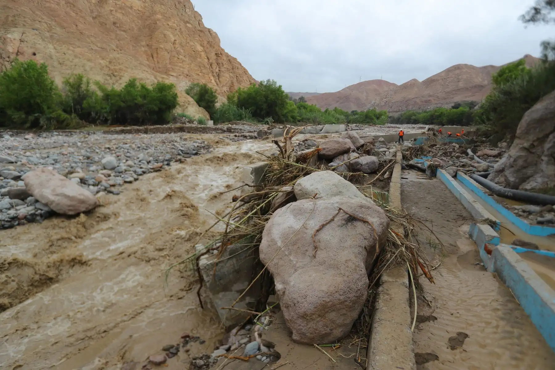 El Ejecutivo declaró el estado de emergencia, por 60 días calendario, en 16 distritos de los departamentos de Huánuco y Pasco, debido a los deslizamientos y huaicos ocurridos como consecuencia de las intensas lluvias. ANDINA/Archivo