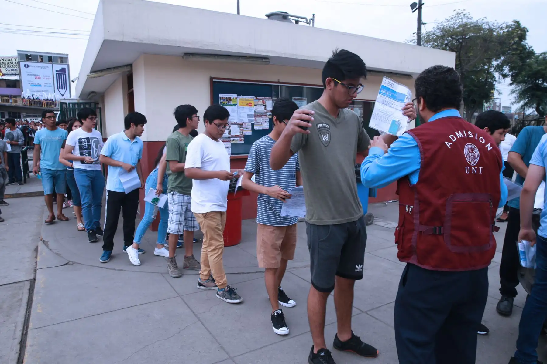 Concurso de admisión de la UNI 2019 .Foto: ANDINA/Norman Córdova